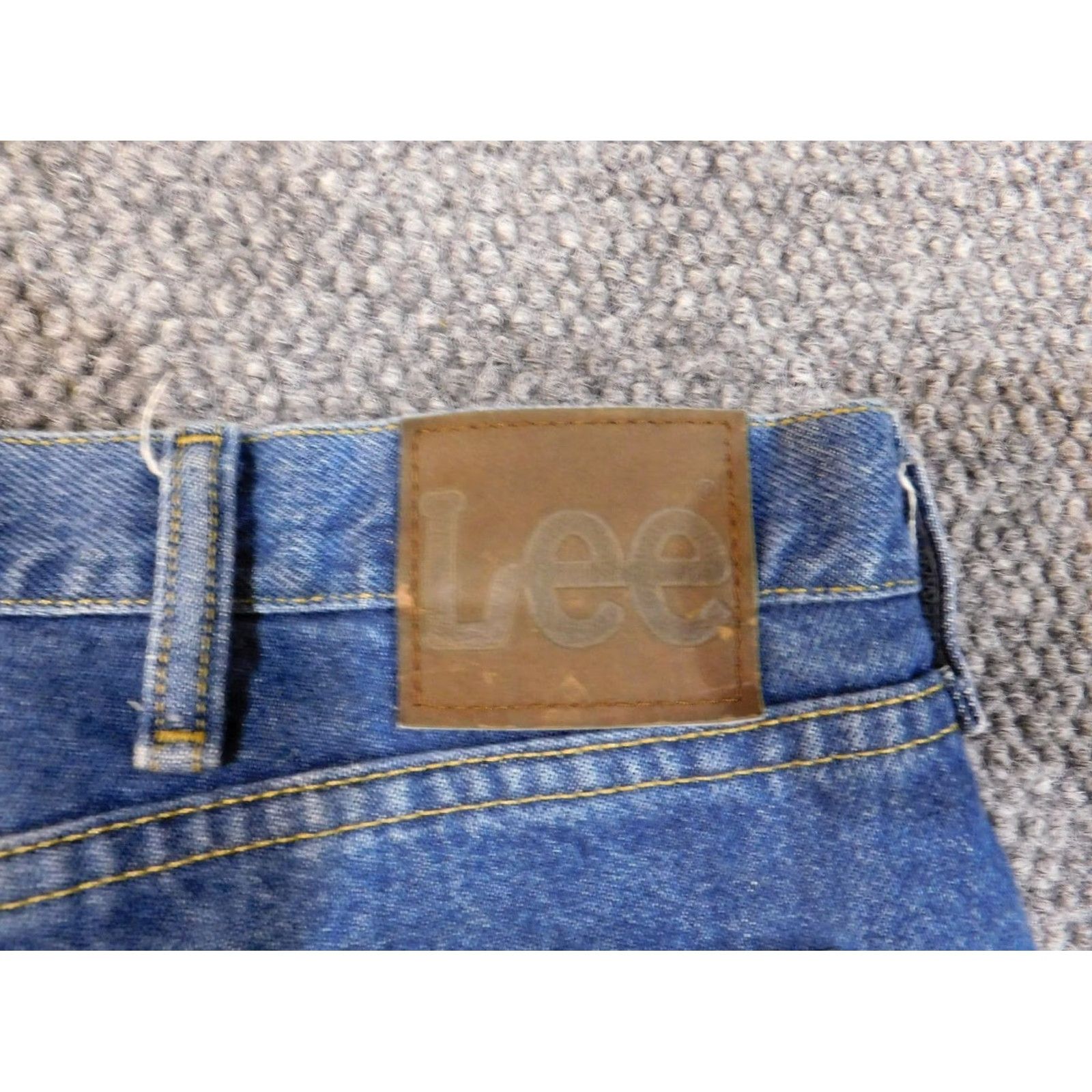 Lee Lee Jeans Men 40x30 Jeans Regular Fit Denim Classic Cotton Blue Straight USA 40 Inseam 30 Distressed Pockets Vintage No Size US 40 / EU 56 - 7 Thumbnail