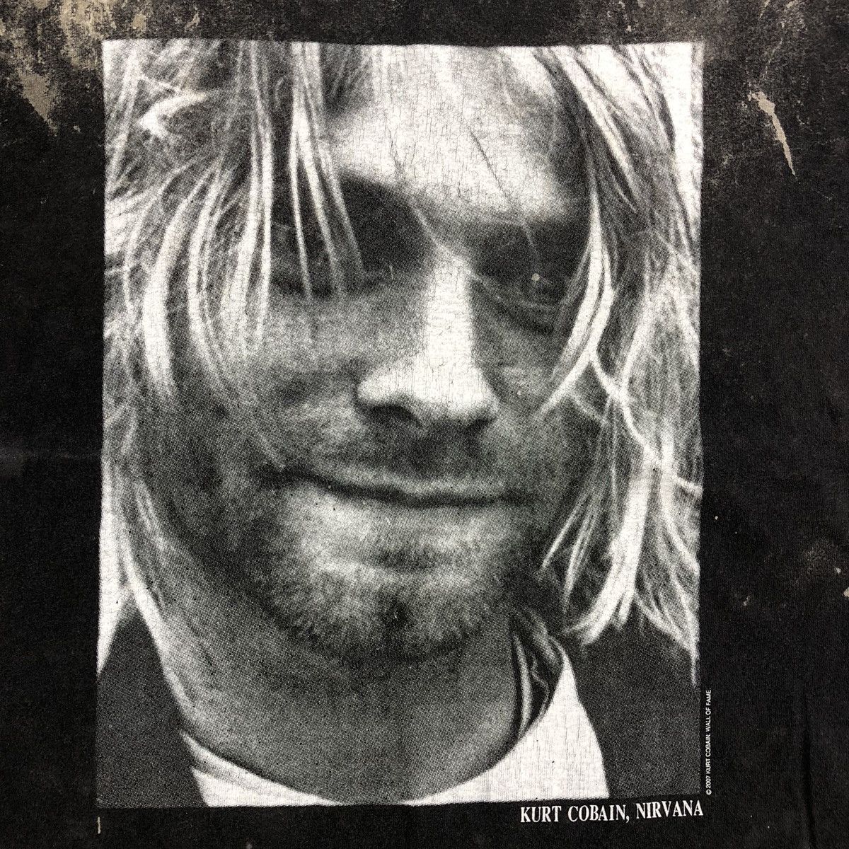 Band Tees × Nirvana 2007s Kurt Cobain Nirvana Bootleg Tie Dye Tee Size US S / EU 44-46 / 1 - 2 Thumbnail