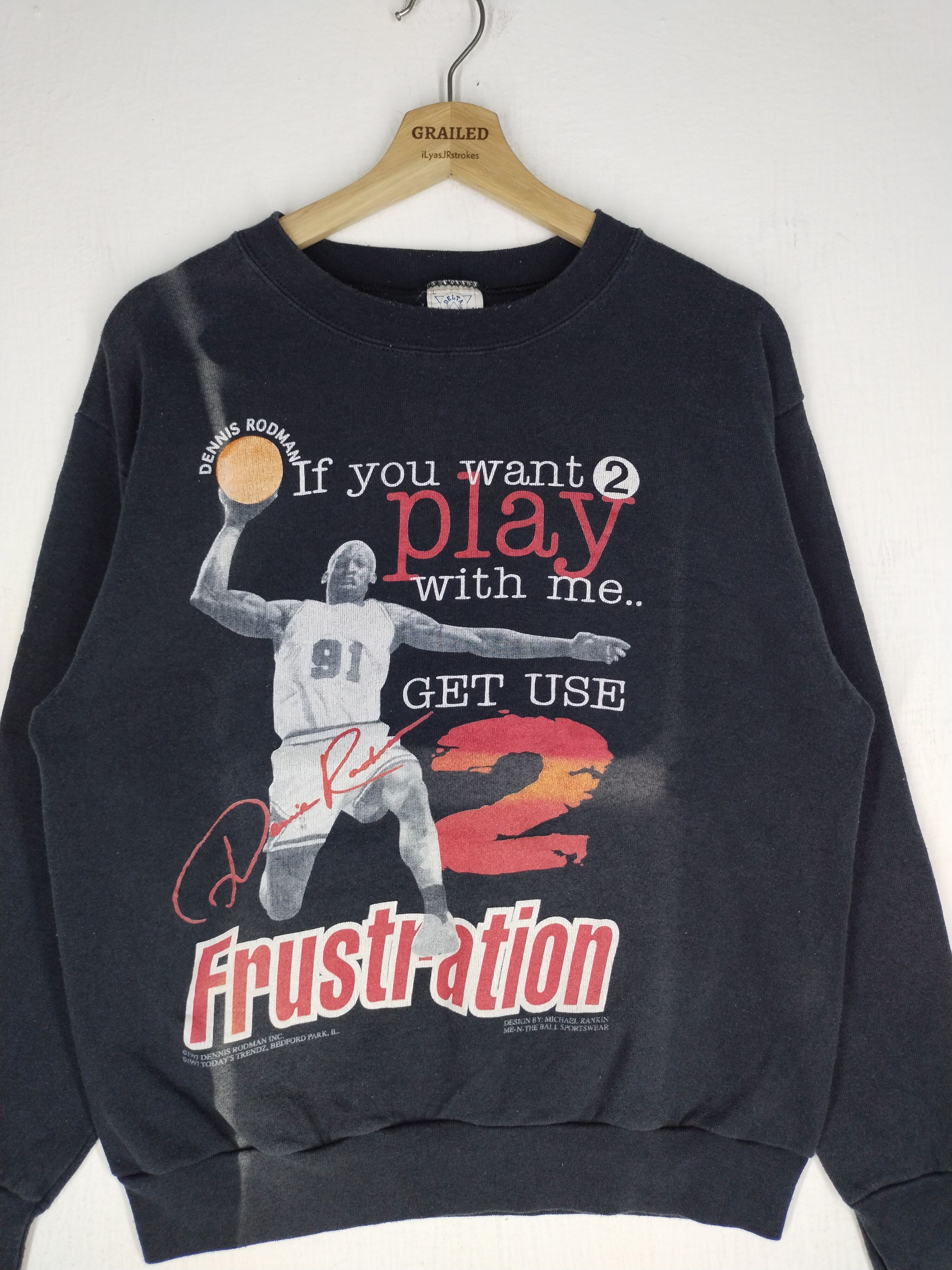 Vintage Vintage 1997's Dennis Rodman Design by Michael Rankin Size US M / EU 48-50 / 2 - 2 Thumbnail