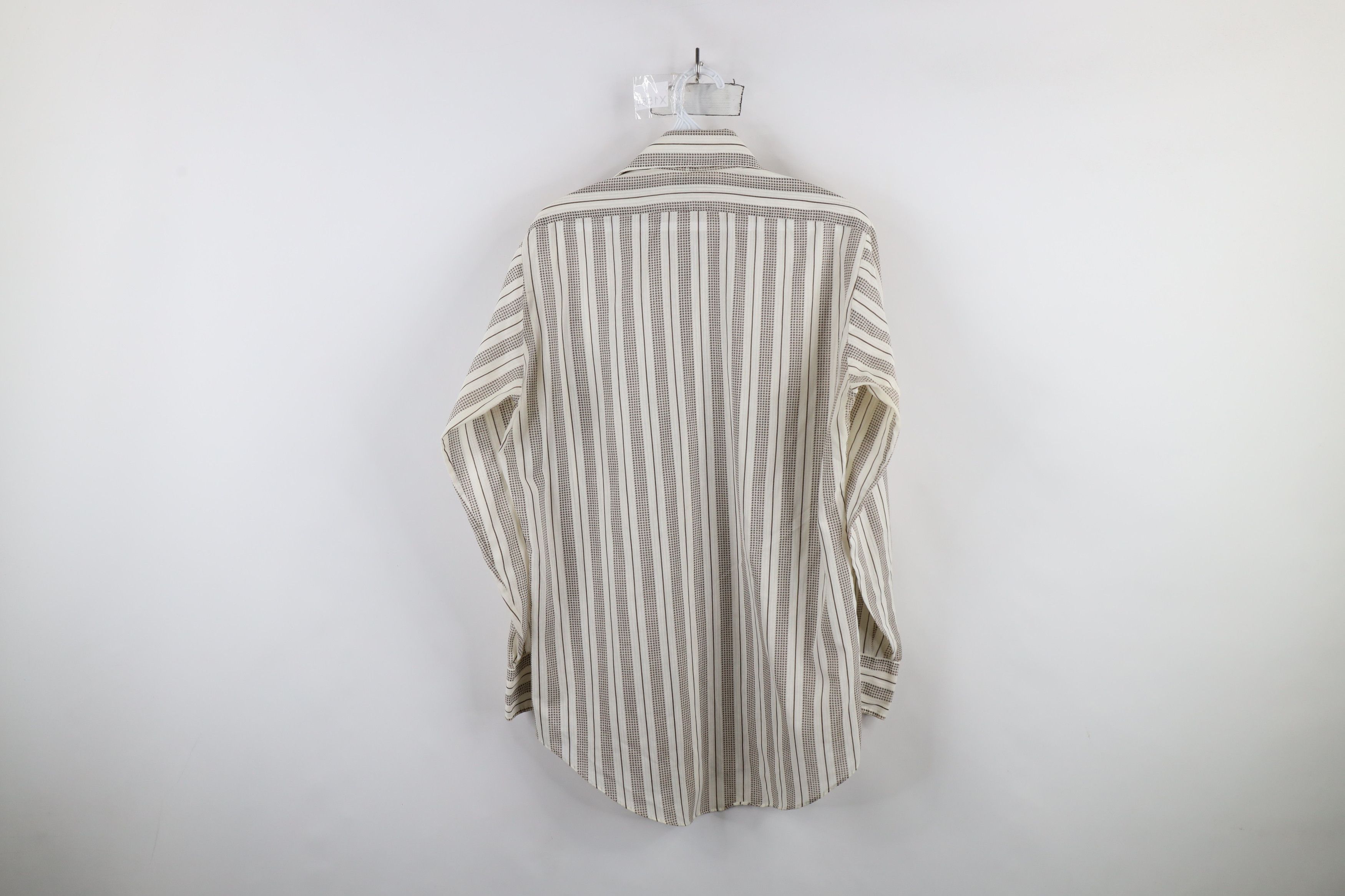 Vintage Vintage 60s 70s Rockabilly Striped Collared Button Shirt USA Size US L / EU 52-54 / 3 - 10 Thumbnail