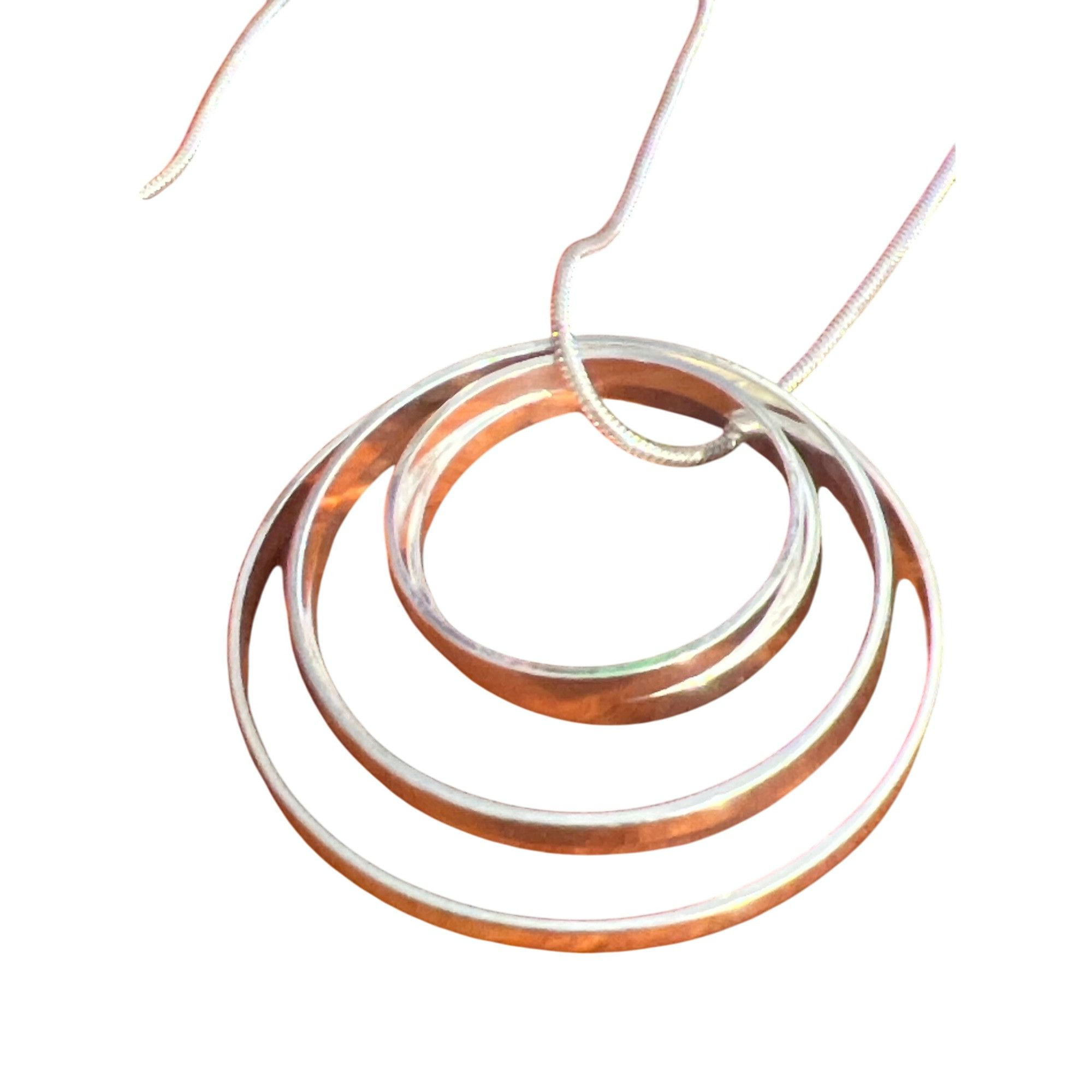 Other Bold Elements Stainless Steel Necklace Long Snake Chain Circ Size ONE SIZE - 2 Thumbnail