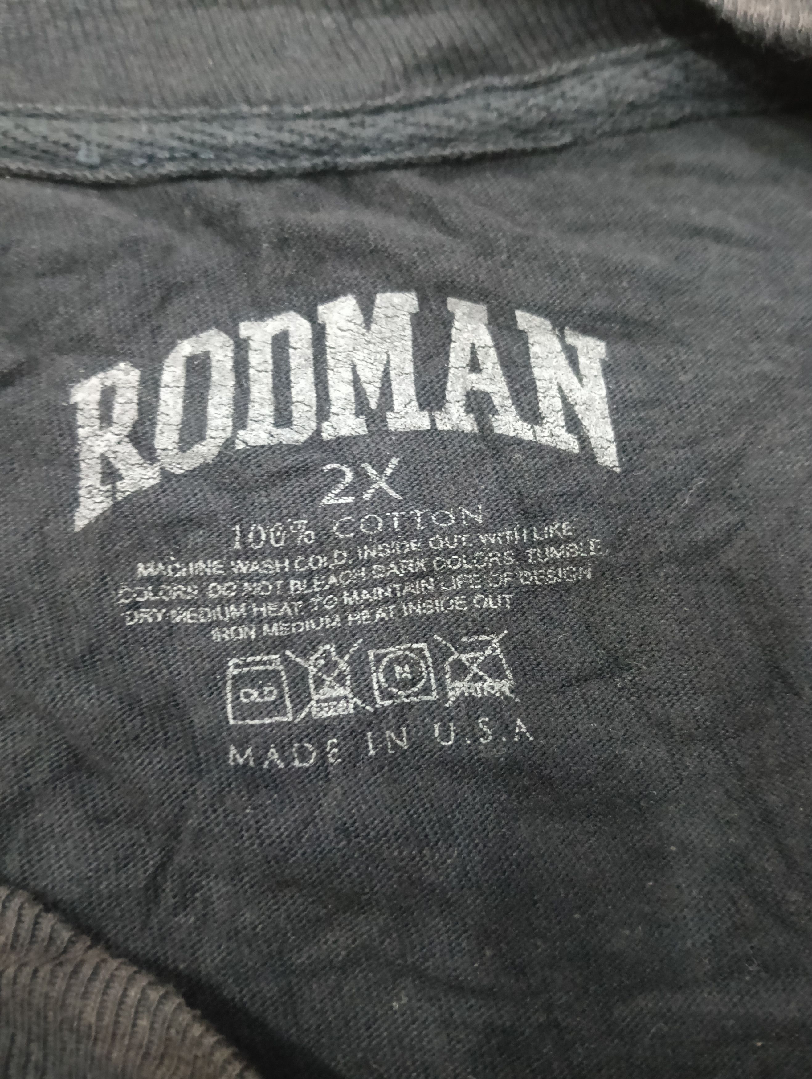 Vintage Y2K Dennis Rodman Tee Size US XL / EU 56 / 4 - 4 Thumbnail