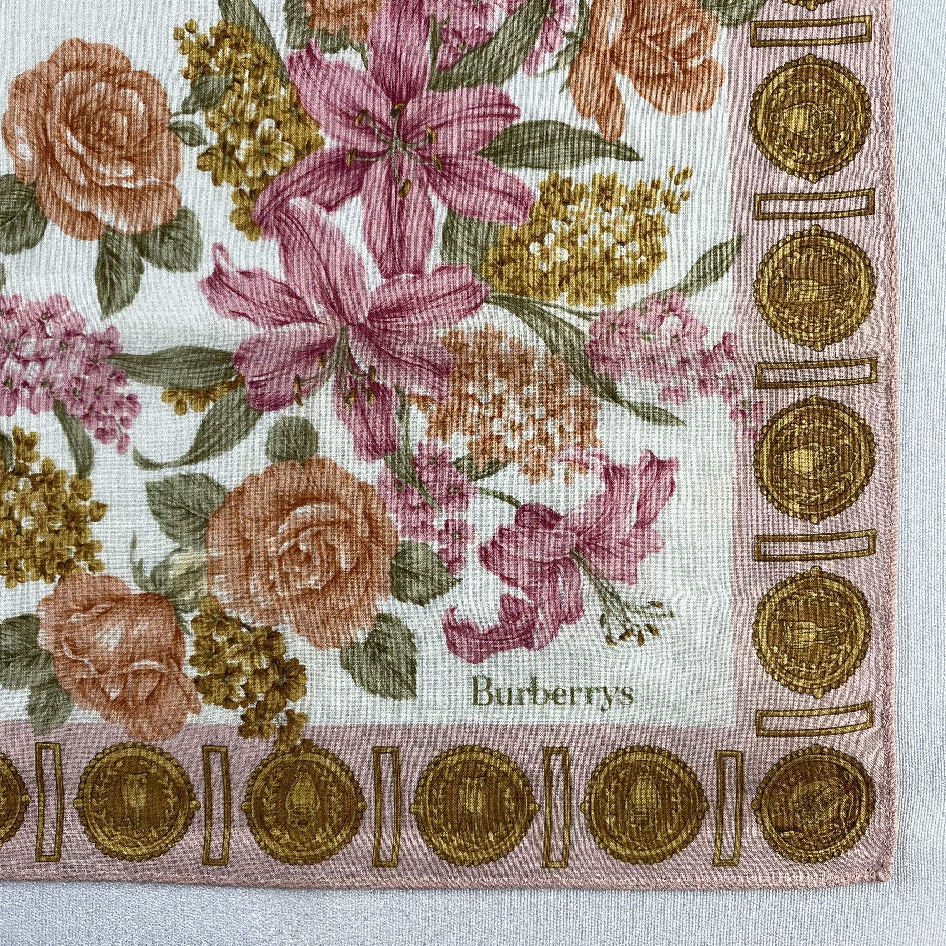 Burberry × Vintage Burberry Handkerchief / Neckerchief / Bandana-P1177 Size ONE SIZE - 3 Thumbnail