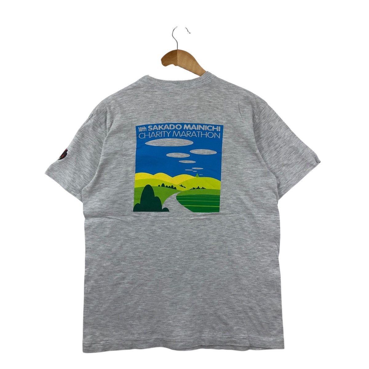 Japanese Brand Vintage Sakado Mainichi Charity Marathon Denko-Chan T Shirt Size US M / EU 48-50 / 2 - 1 Thumbnail