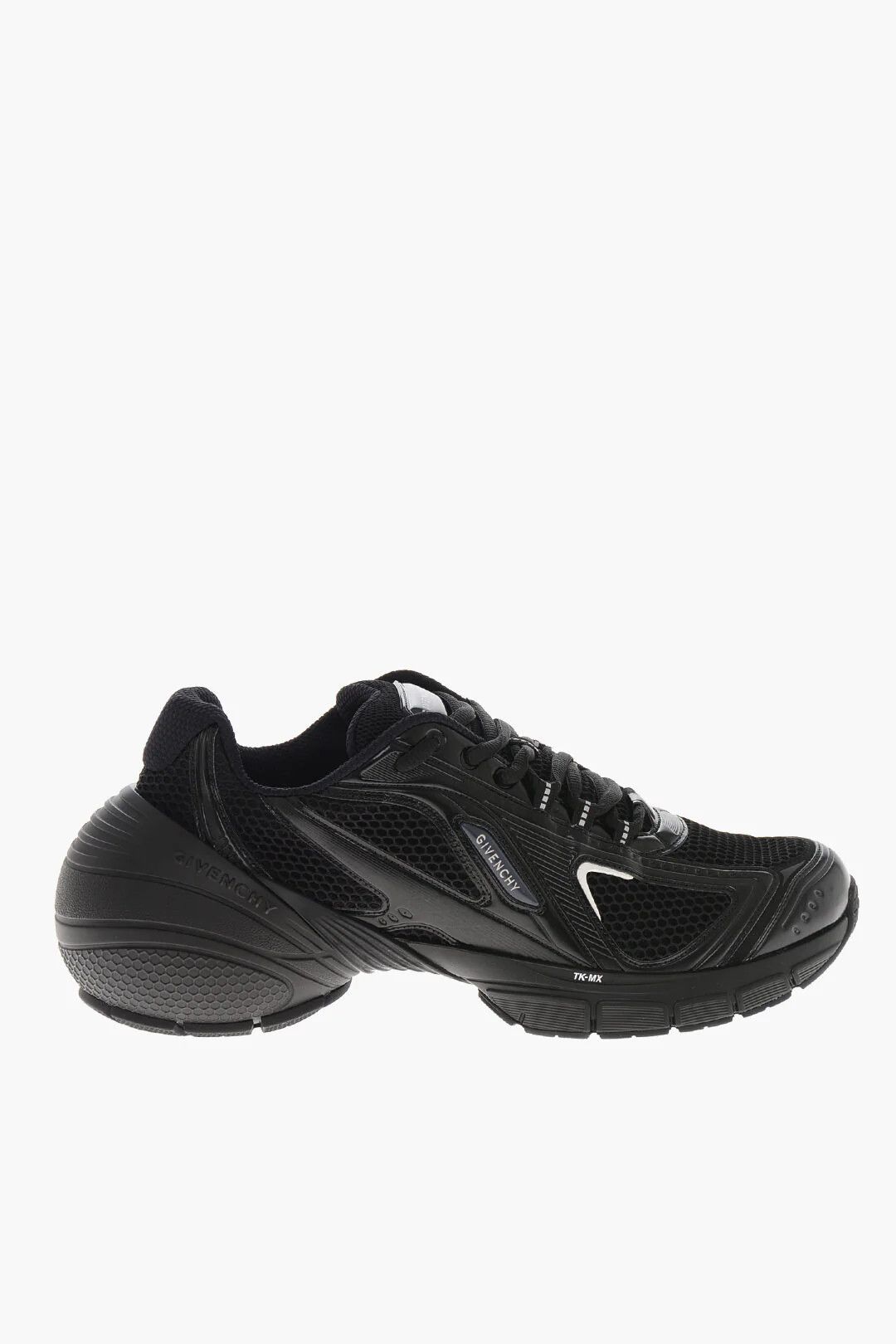 Givenchy og1mm0326 Honeycomb Nylon Low-Top Sneakers in Black Size US 7 / EU 40 - 1 Thumbnail