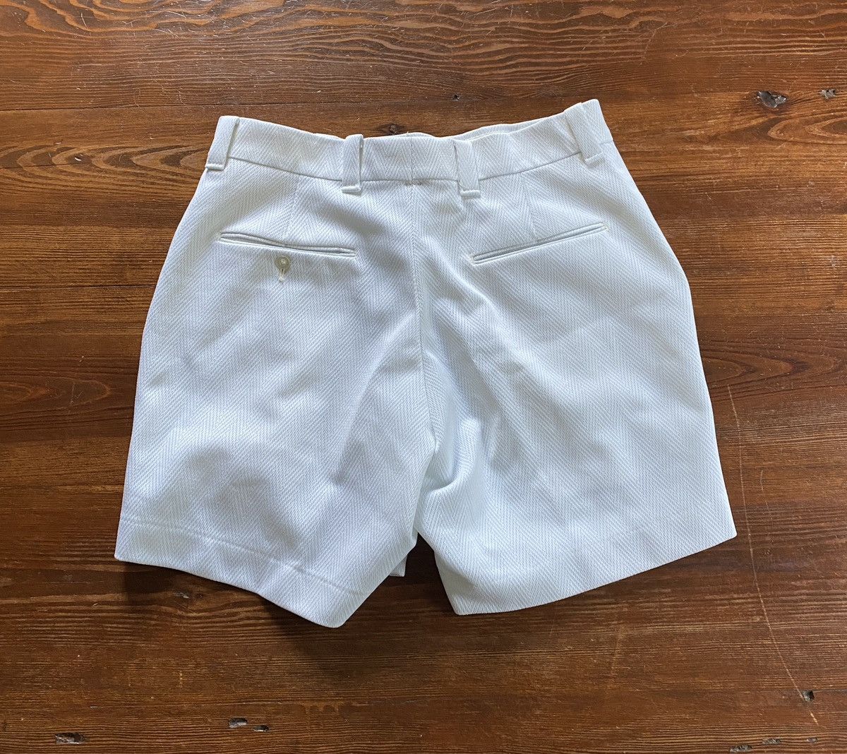 Levi's × Vintage Vintage 80’s Levi’s Mr. Levis Knit White Shorts Size US 31 - 16 Thumbnail