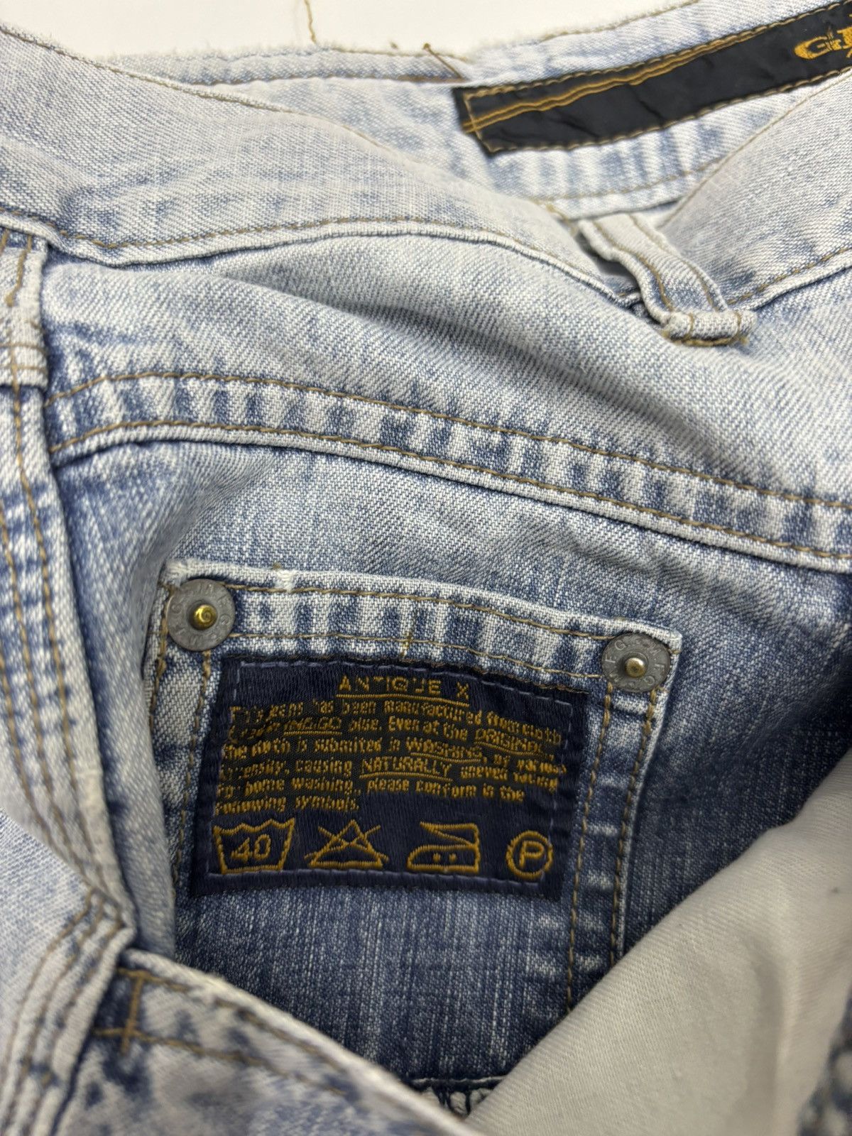Hysteric Glamour × Japanese Brand × Marithe + Francois Girbaud BAGGY JEANS MARITHE FRANCOIS GIRBAUD WASHED JEAN Size US 31 - 10 Thumbnail