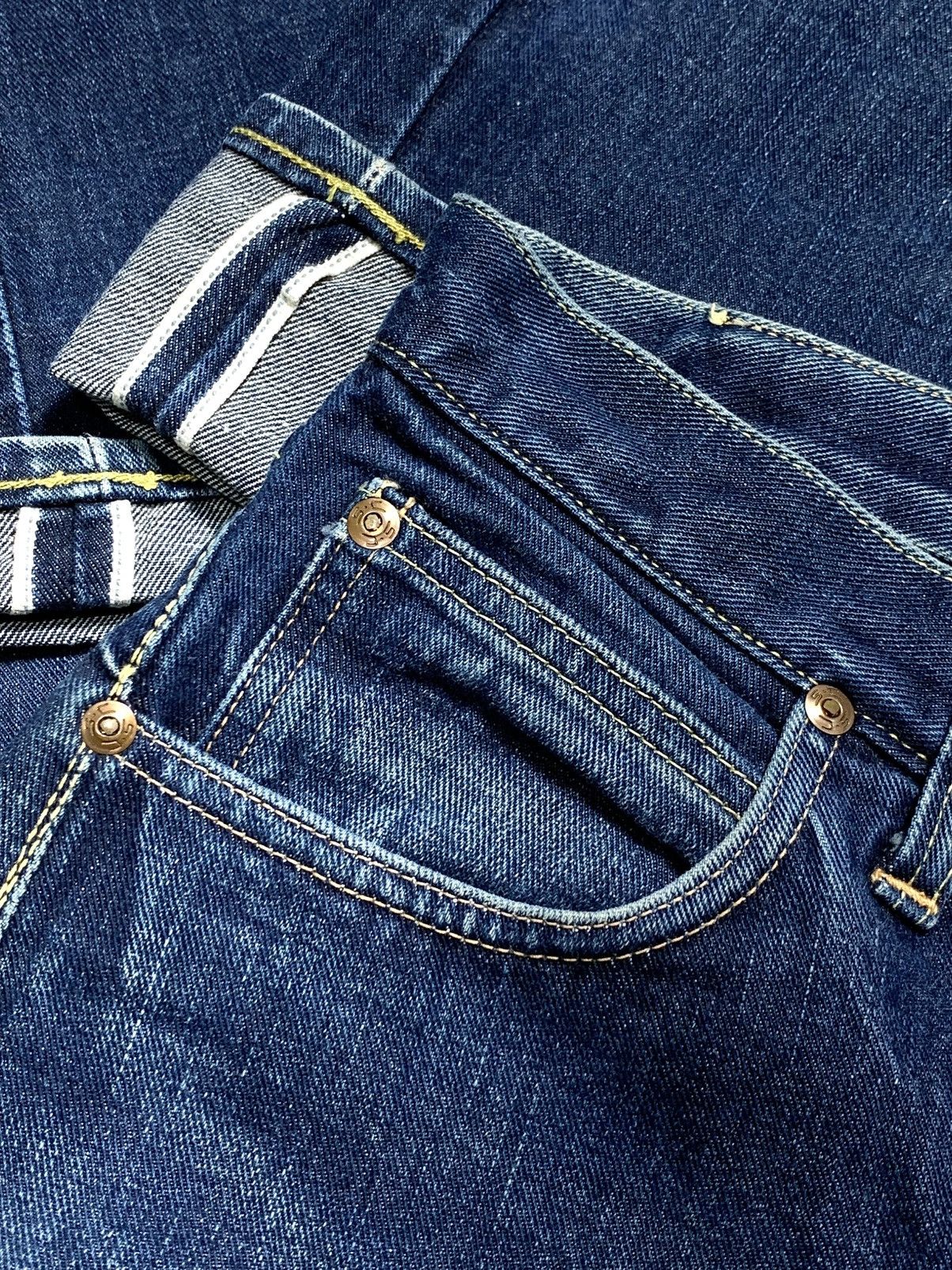 Sugar Cane 💥 RARE CRAZY VTG SUGAR CANE UNION MADE DENIM SELVEDGE 🎌 Size US 29 - 13 Thumbnail