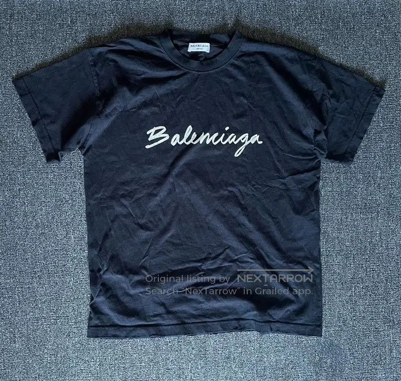 Balenciaga Balenciaga Oversized Distressed Short Sleeve Tee. Size US M / EU 48-50 / 2 - 1 Thumbnail