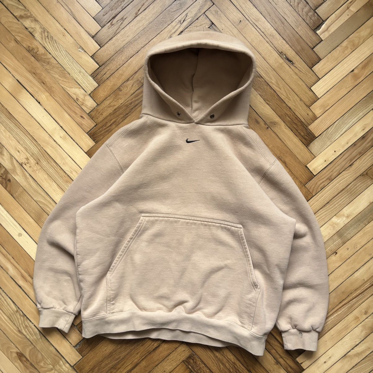 Nike Vintage Rare Nike Center Mini Swoosh Hoodie Travis Scott Size US S / EU 44-46 / 1 - 2 Thumbnail