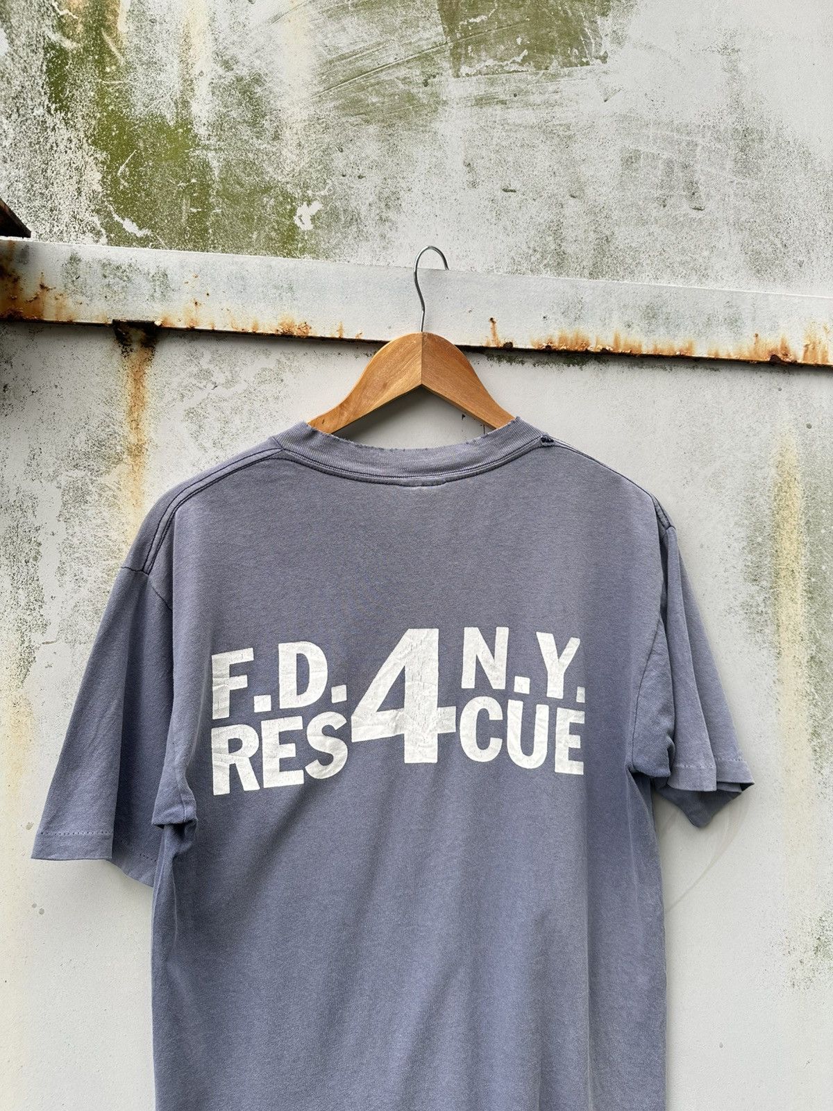Vintage FDNY Sun Faded Thrashed Distressed ERD Grunge Size US M / EU 48-50 / 2 - 7 Thumbnail