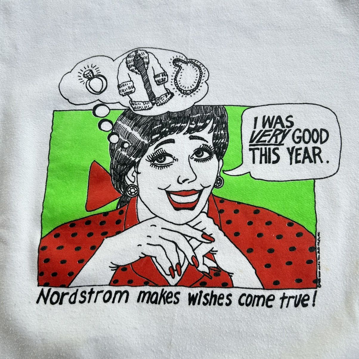 Vintage Vintage 80s Nordstrom Clothing Store Pop Art Sweatshirt Size US XL / EU 56 / 4 - 7 Thumbnail