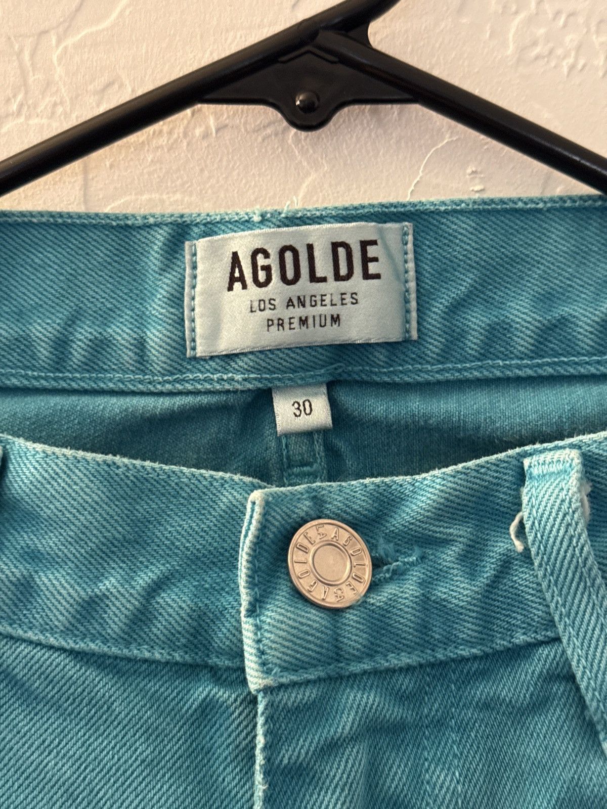 Agolde Agolde Blue Regular Jeans Size US 30 / EU 46 - 3 Thumbnail