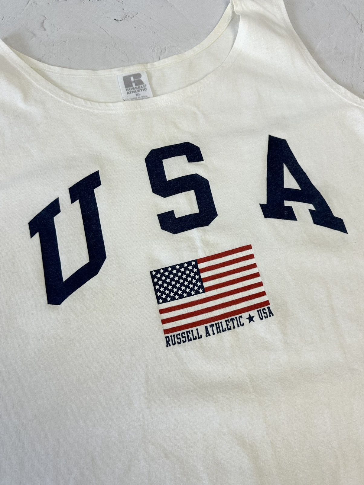 Russell Athletic × Vintage Vintage Russell Athletic USA Top Size XL / US 12-14 / IT 48-50 - 3 Thumbnail