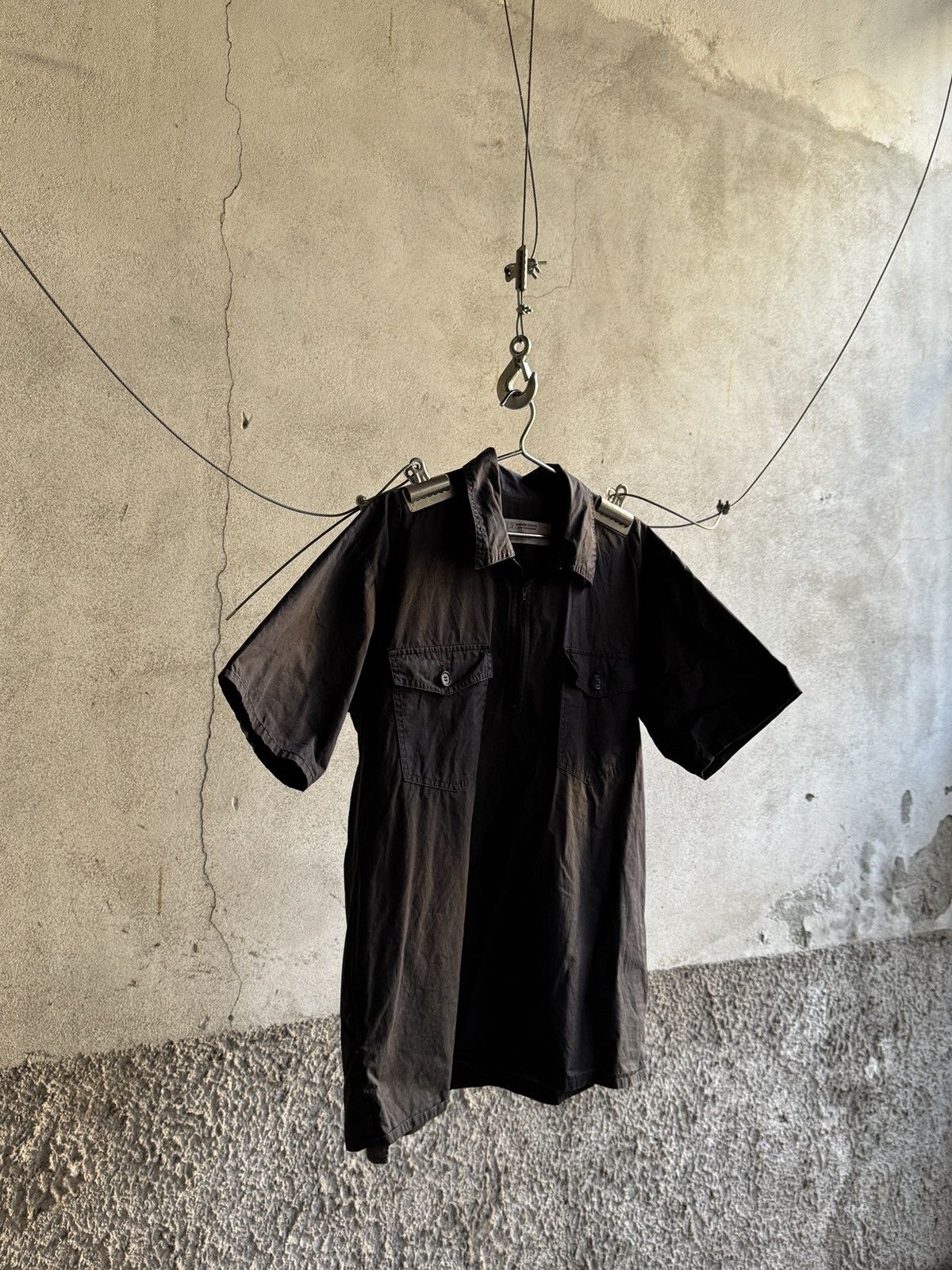 Undercover Undercover S/S 99 “Groupie” Mechanic Half Zip Work Shirt Size US L / EU 52-54 / 3 - 2 Thumbnail