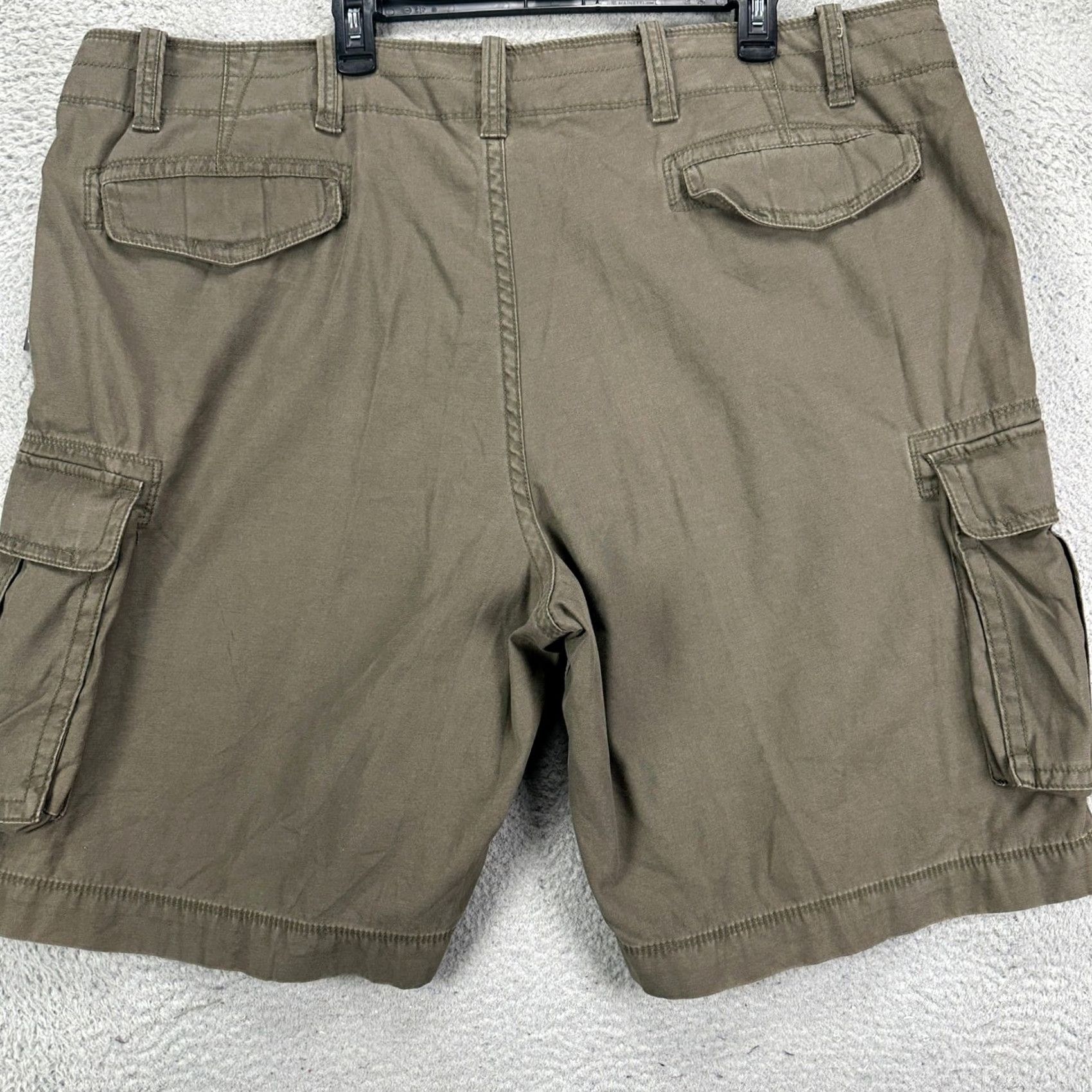 Vintage Arizona Jean Co. Mens Cargo Shorts 50 Big Tall Grey Flat Front Casual NEW Size US 34 / EU 50 - 3 Thumbnail