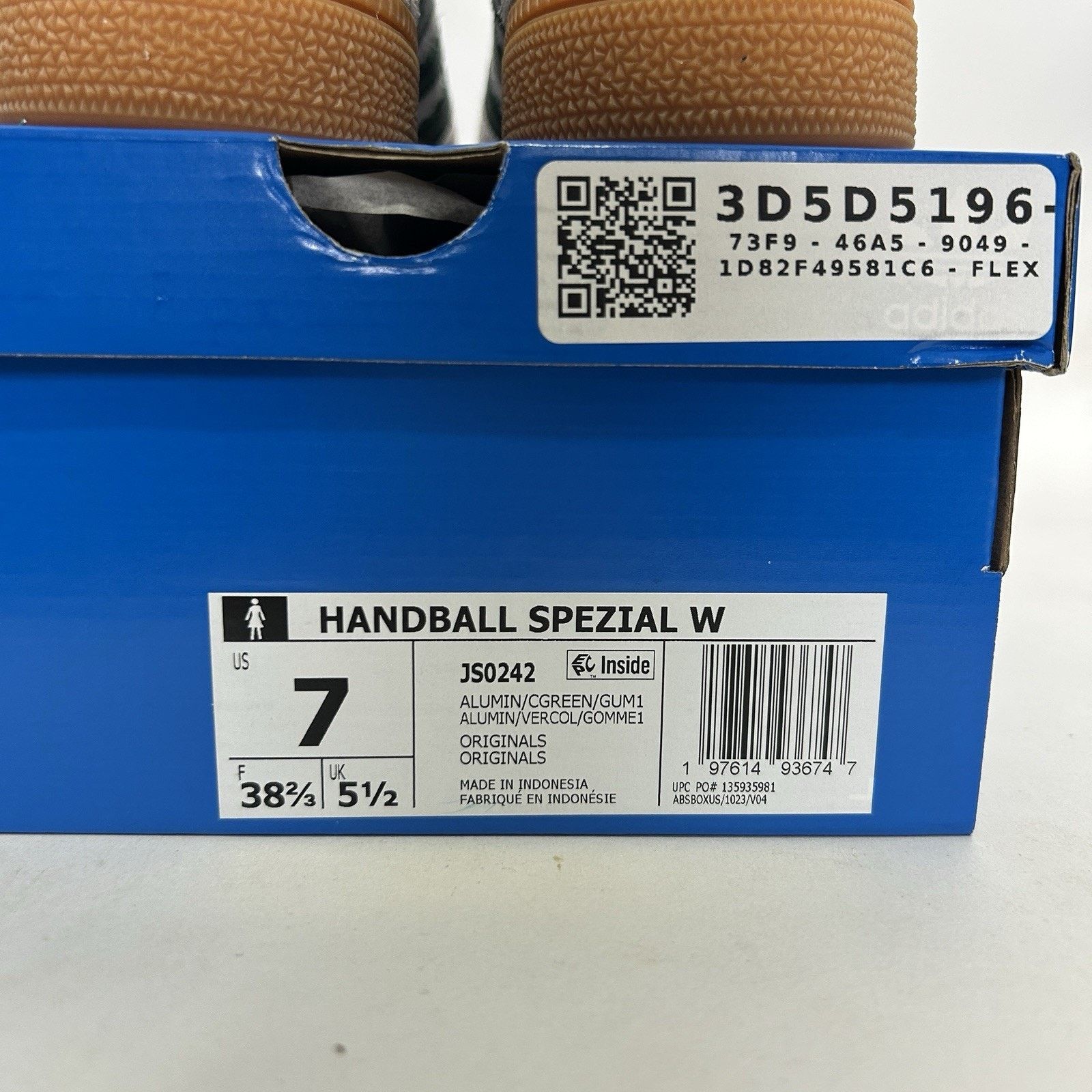 Adidas Adidas Handball Spezial WMNS “Alumina Grey Collegiate Green” Size US 7 / IT 37 - 5 Thumbnail
