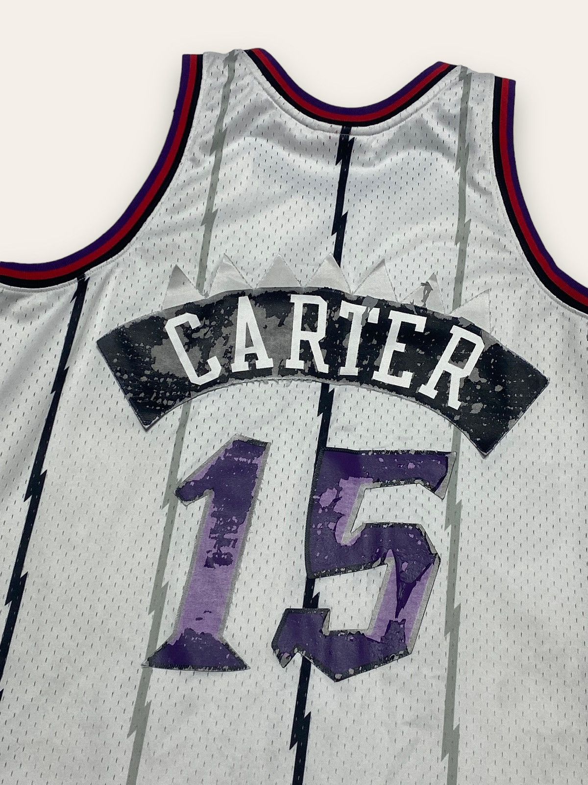 Mitchell & Ness Vintage RAPTORS CARTER NBA Distressed Tank Top Jersey Size US L / EU 52-54 / 3 - 8 Thumbnail