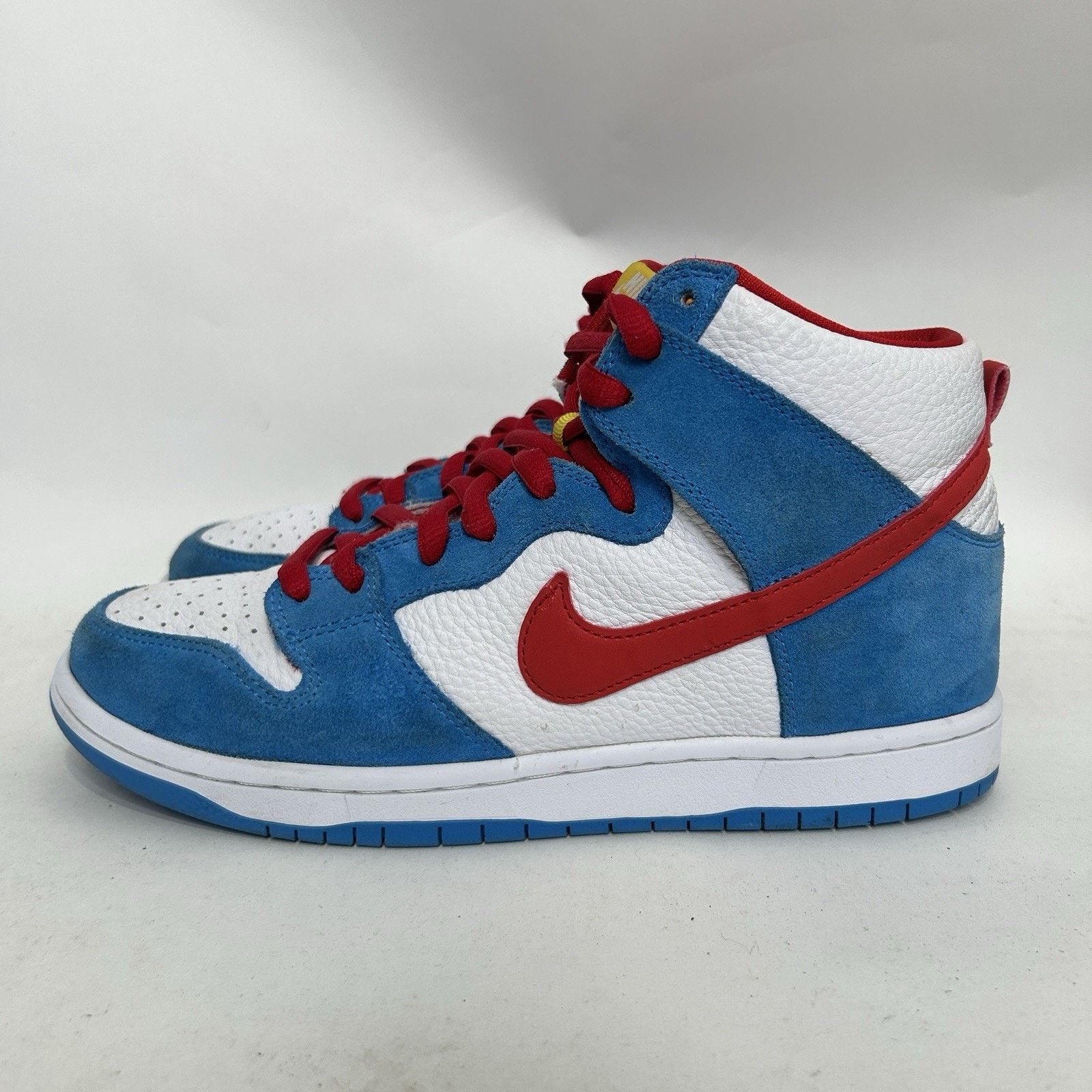 Nike Nike SB Dunk High Pro ISO “Doraemon/Light Photo Blue Red” Size US 9.5 / EU 42-43 - 6 Thumbnail