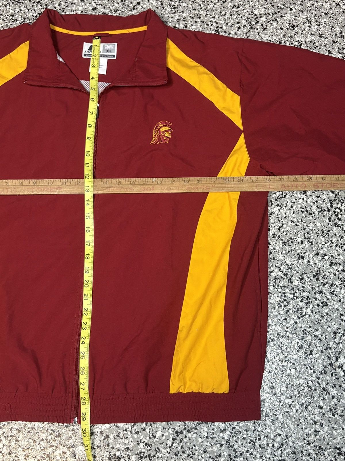 NCAA Vintage Russell Ath. USC Trojans College Jacket Size XL 0554 Size US XL / EU 56 / 4 - 7 Thumbnail
