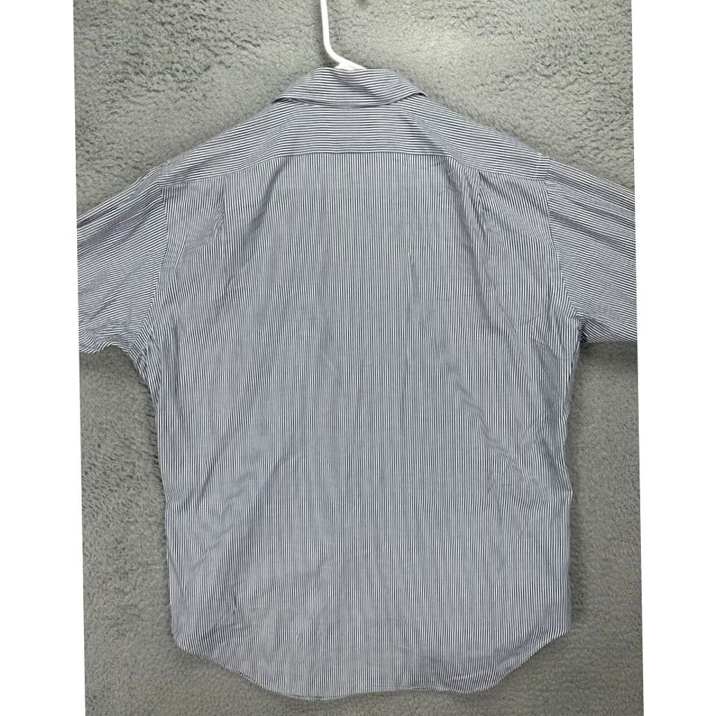 Polo Ralph Lauren Polo Ralph Lauren Mens Dress Shirt Philip Blue White Striped Button Up 15.5 33 Size 42R - 2 Thumbnail