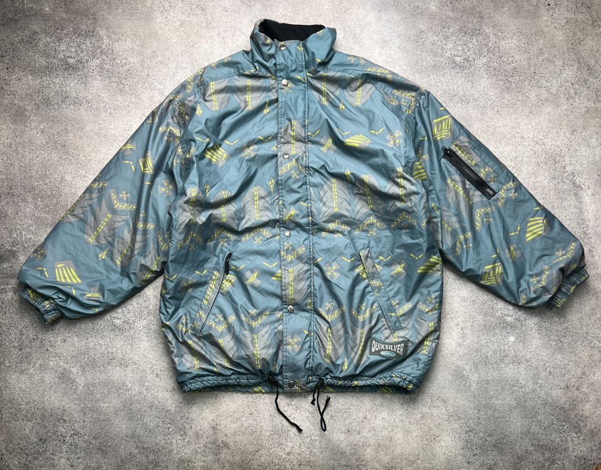 Quiksilver Quiksilver rare printed 90s vintage jacket Size US L / EU 52-54 / 3 - 2 Thumbnail