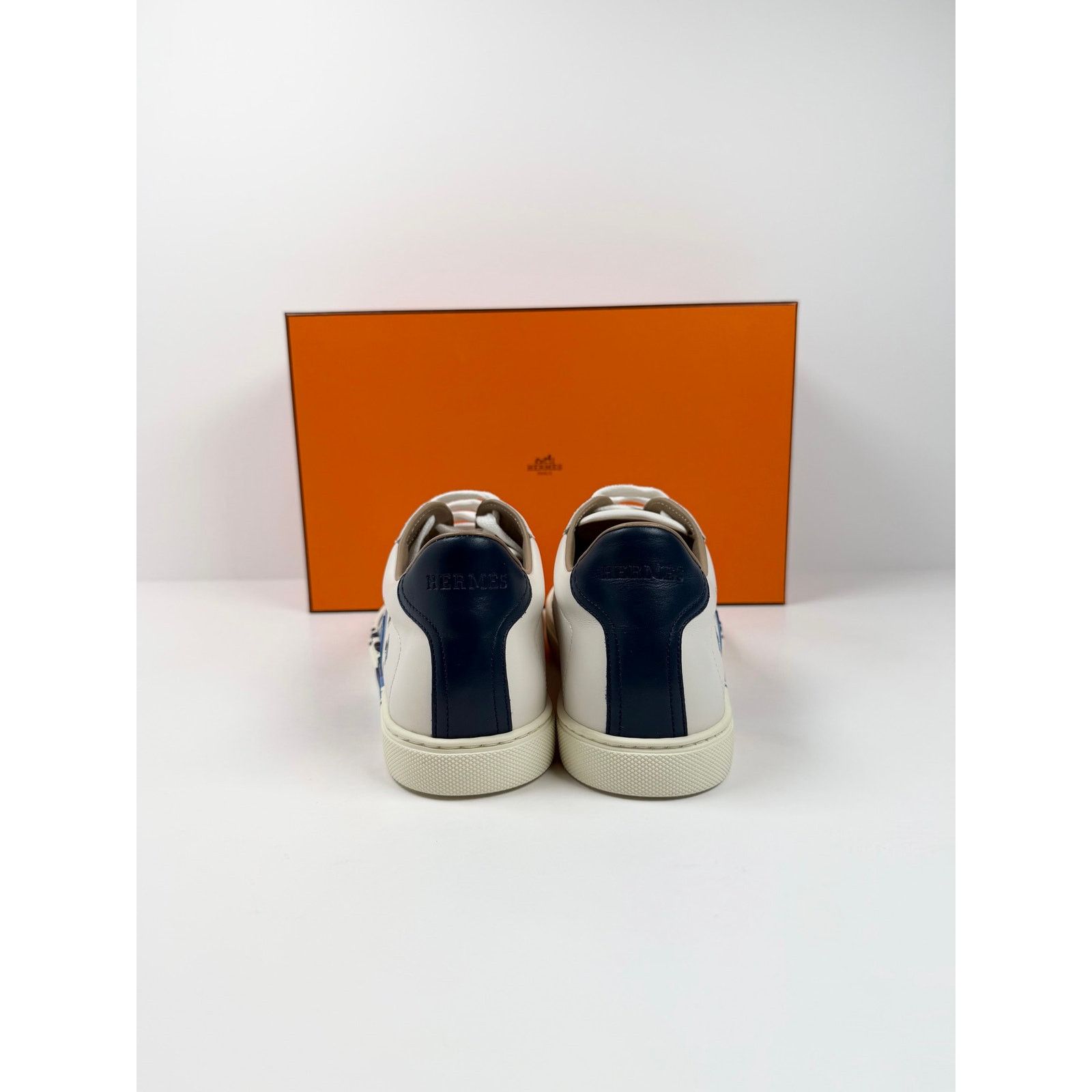 Hermes Size 8.5 - Hermes Quicker Leather Sneakers NEW Size US 8.5 / EU 41-42 - 6 Thumbnail