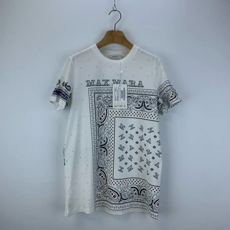 MaxMara White Cotton Women's T-Shirt 0089