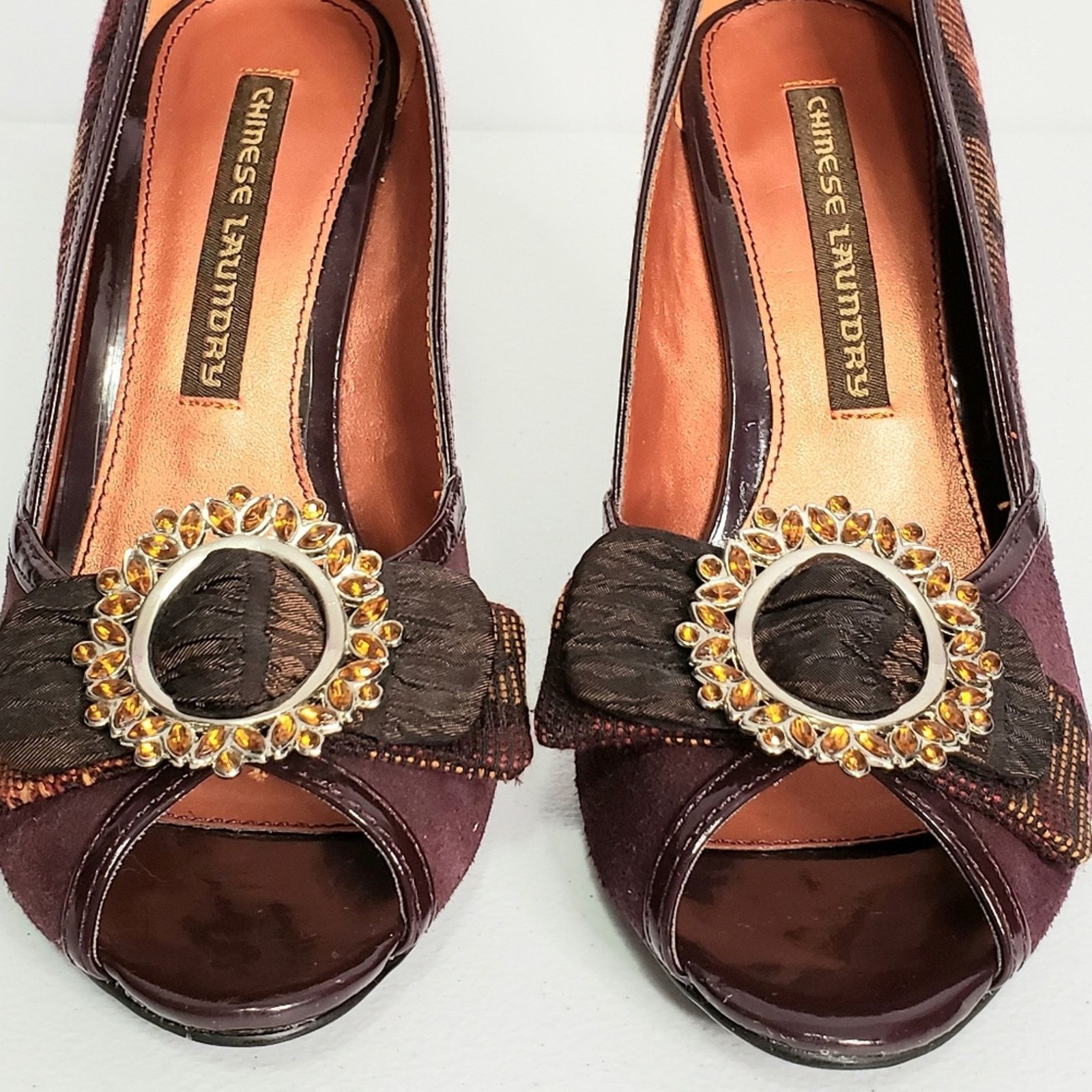Chinese Laundry Chinese Laundry Dazzling Bow Suede Leather Pumps 7.5 Size US 7.5 / IT 37.5 - 4 Thumbnail
