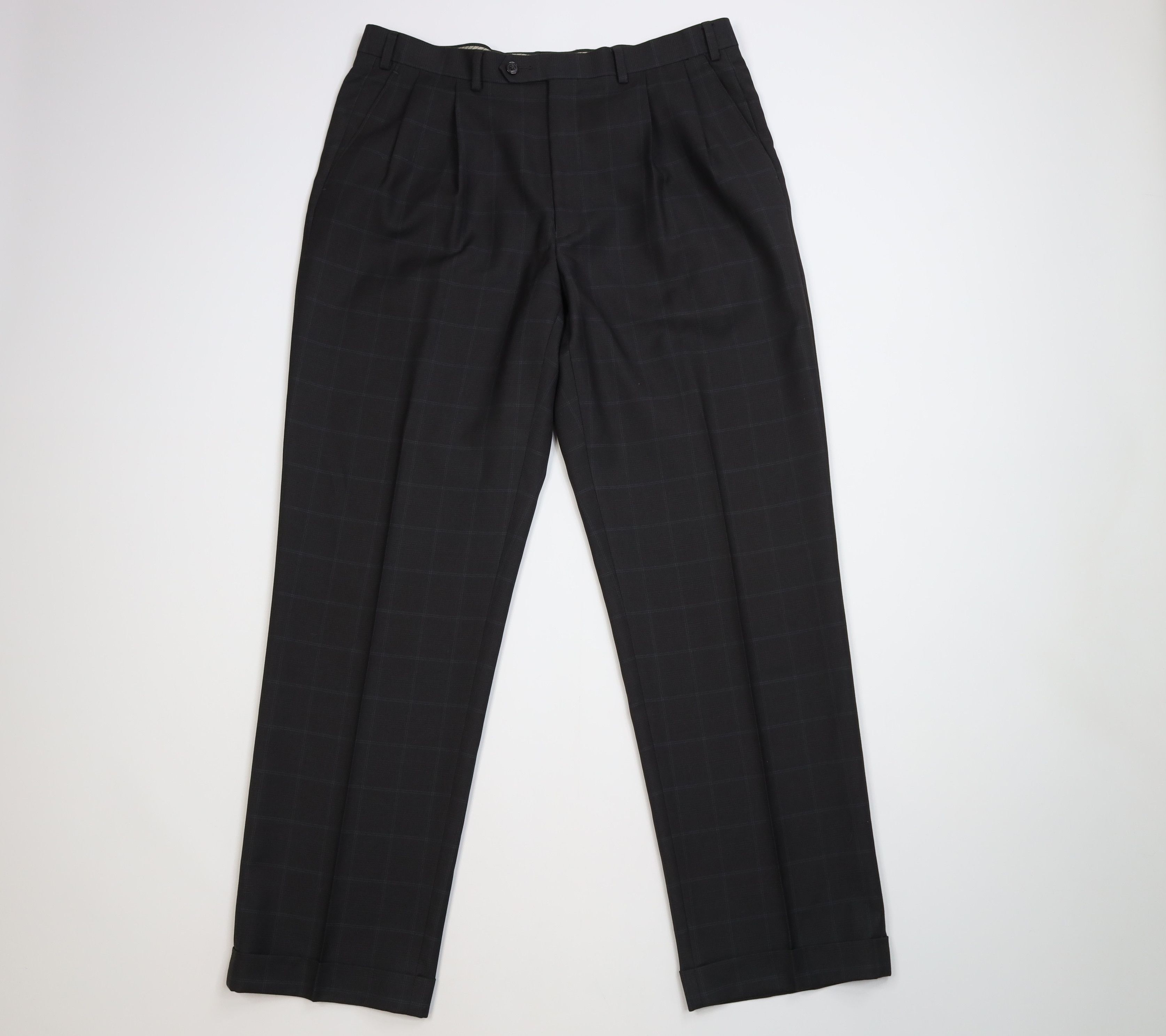 Polo Ralph Lauren Vintage Y2K Ralph Lauren Blend Wide Leg Chino Pants Plaid Size US 36 / EU 52 - 1 Thumbnail