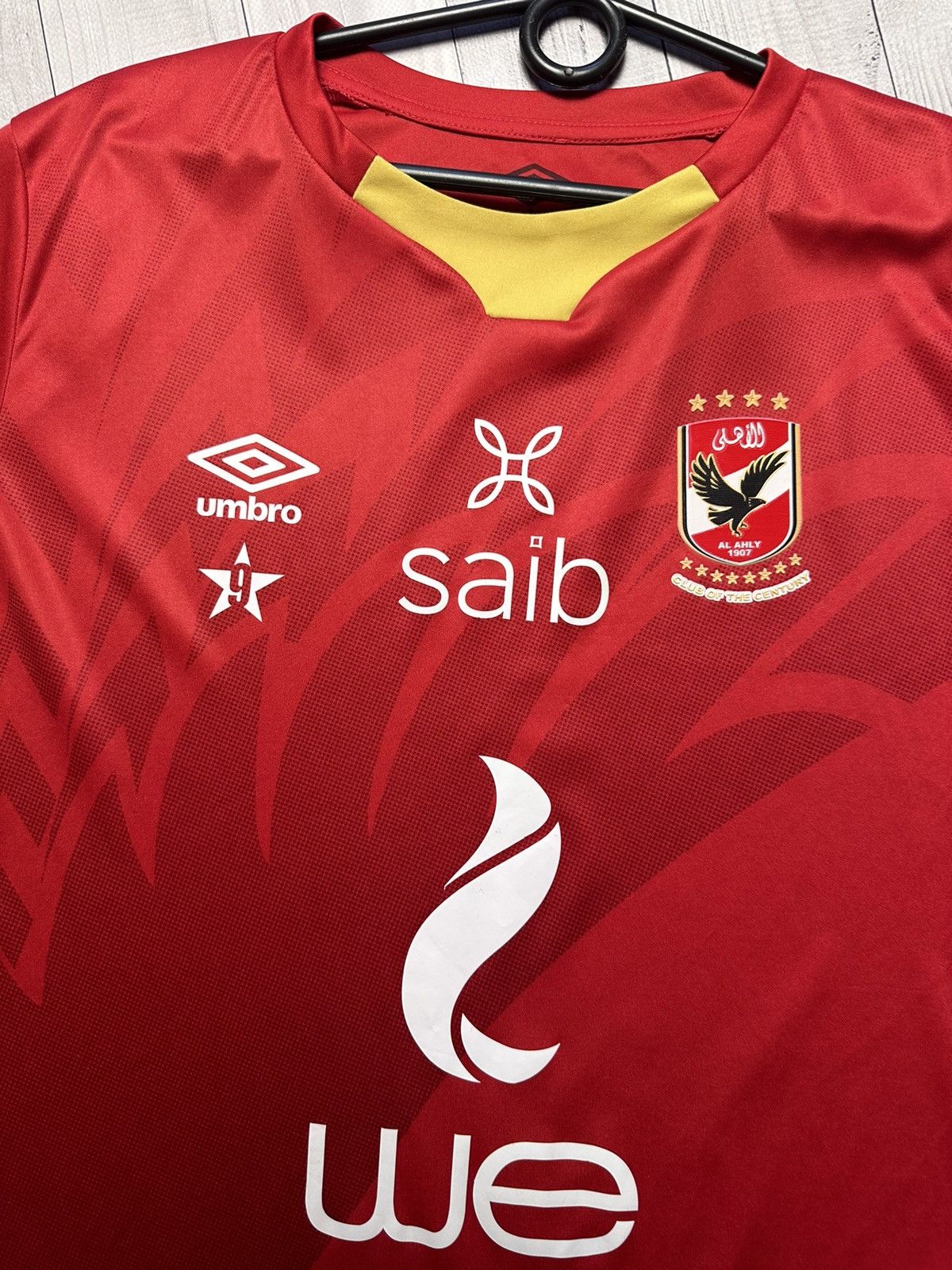 Umbro Al Ahly soccer jersey Umbro size L rare Red Size US L / EU 52-54 / 3 - 3 Thumbnail