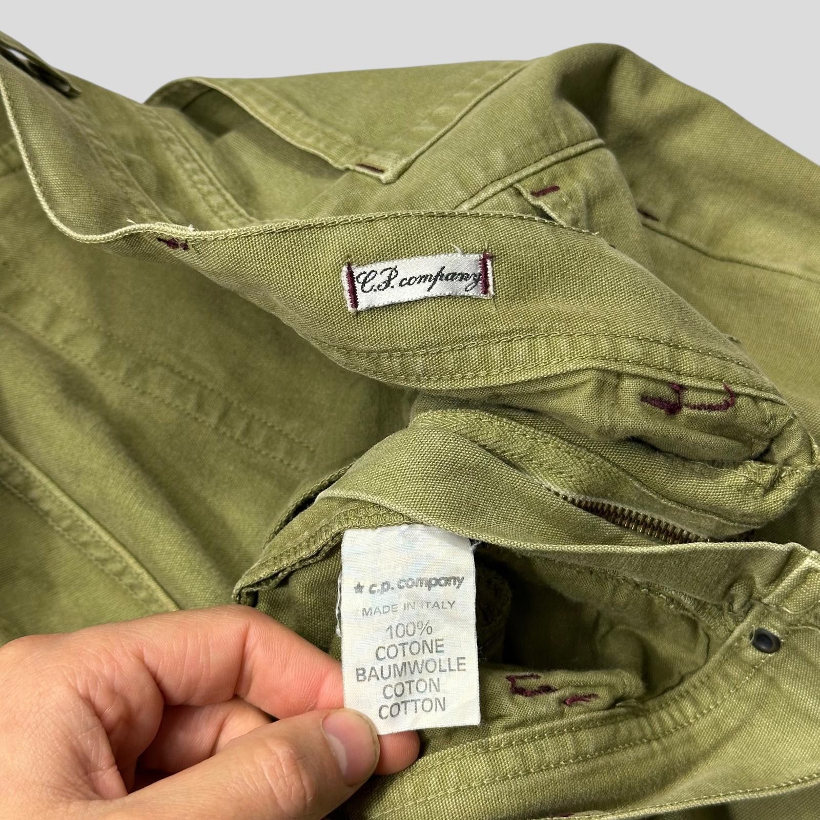 C.P. Company CP Company 1992 Ideas Massimo Osti Green Logo Trousers - 31 Size US 31 - 8 Thumbnail
