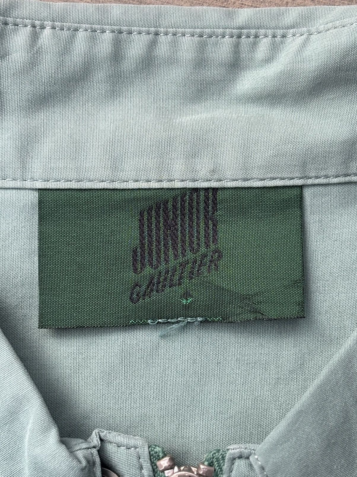 Jean Paul Gaultier Vintage Junior Gaultier Sage Green Long-sleeve Line by JPG Size US XL / EU 56 / 4 - 4 Thumbnail