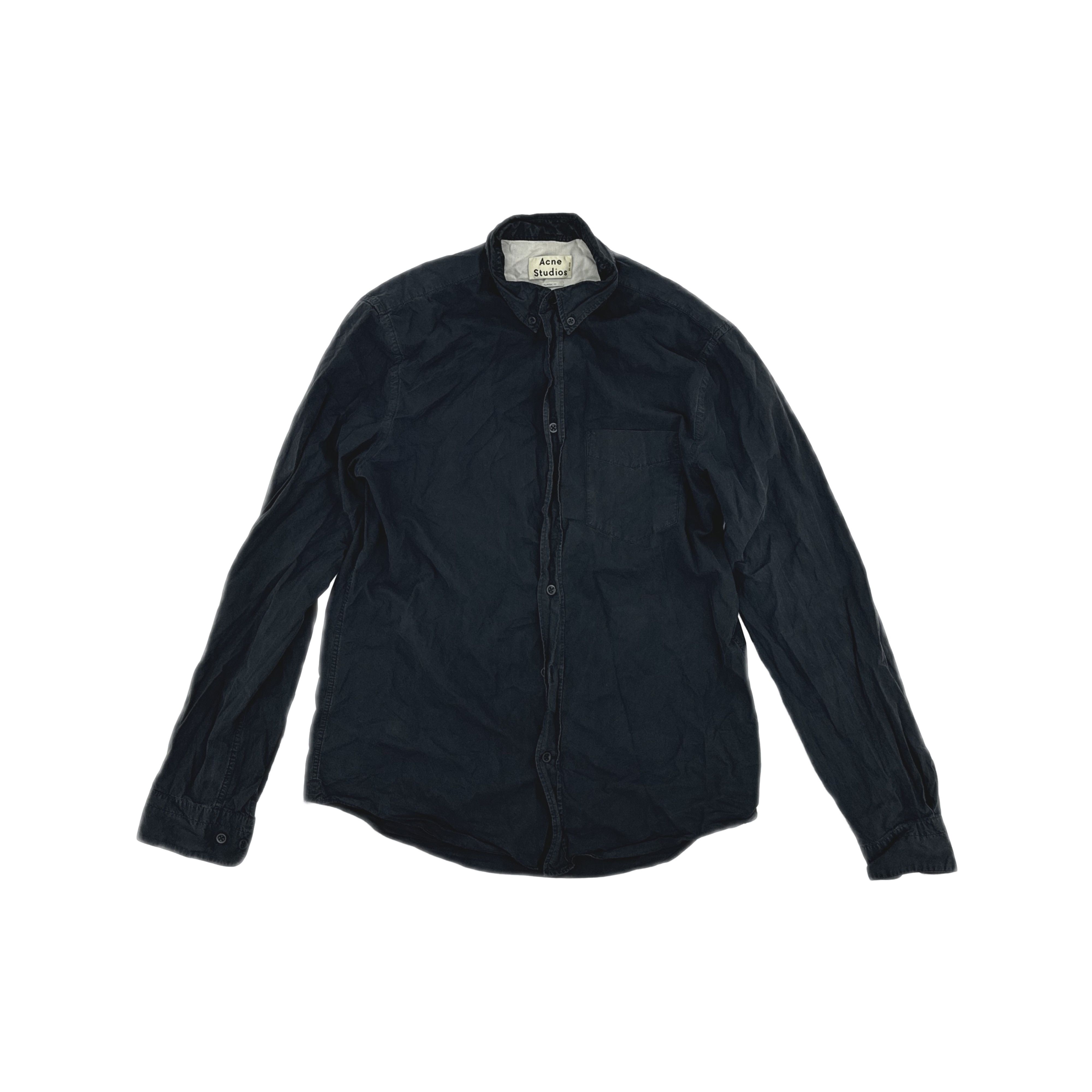 Acne Studios Acne Studios ISHERWOOD Solid Shirt Size 48 Size US M / EU 48-50 / 2 - 1 Thumbnail