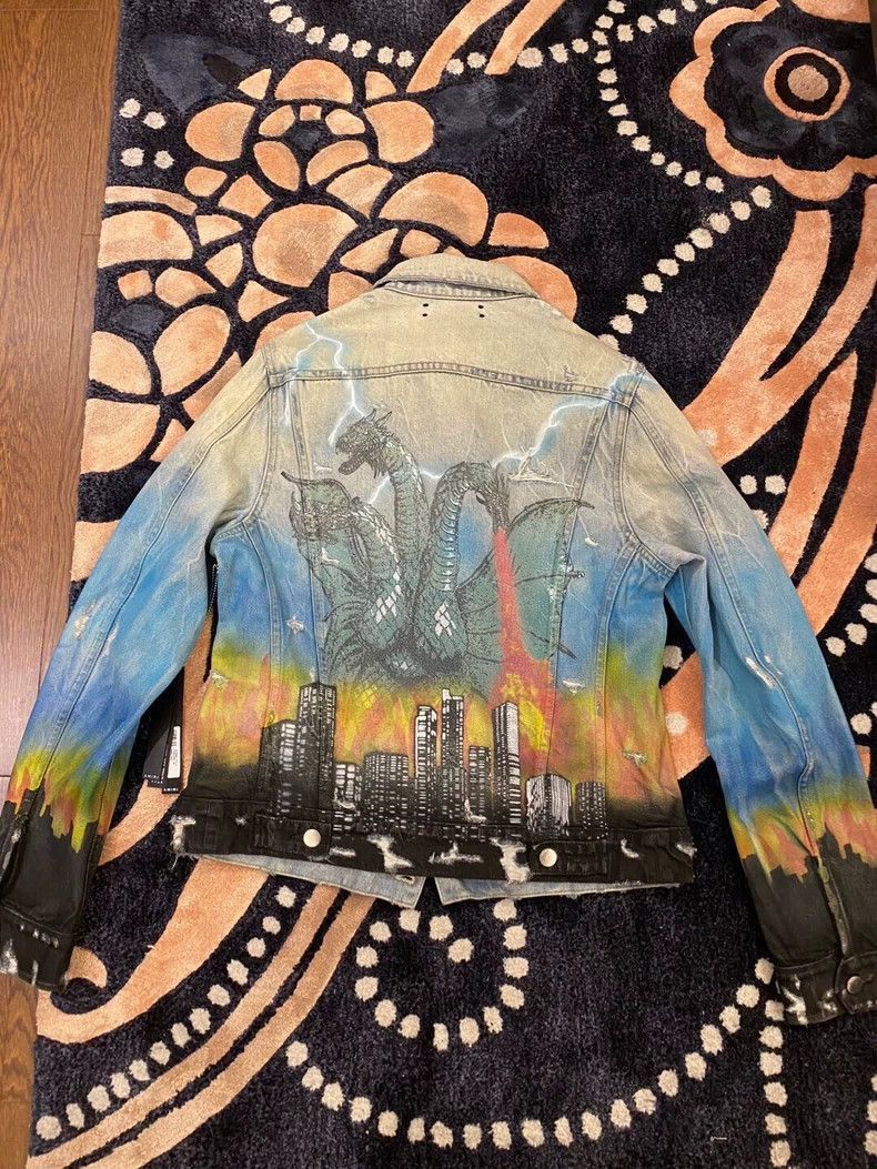 Amiri Amiri classic extinct Guidola three-headed dragon jacket-25 Size US M / EU 48-50 / 2 - 2 Thumbnail