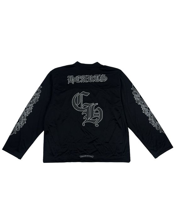 Chrome Hearts Chrome Hearts Stadium Warm Up LS Jersey Black Large | Grailed