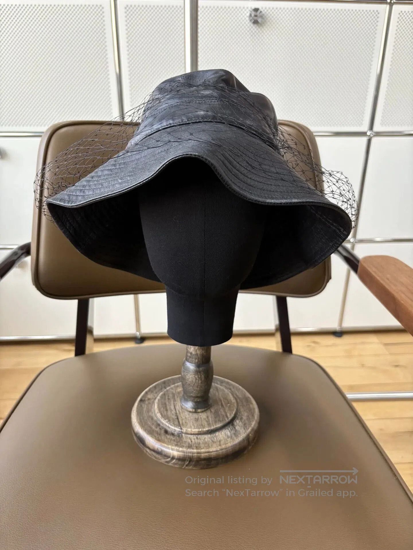 Dior Dior Black Monogram Lace Bucket Hat. Size ONE SIZE - 1 Thumbnail