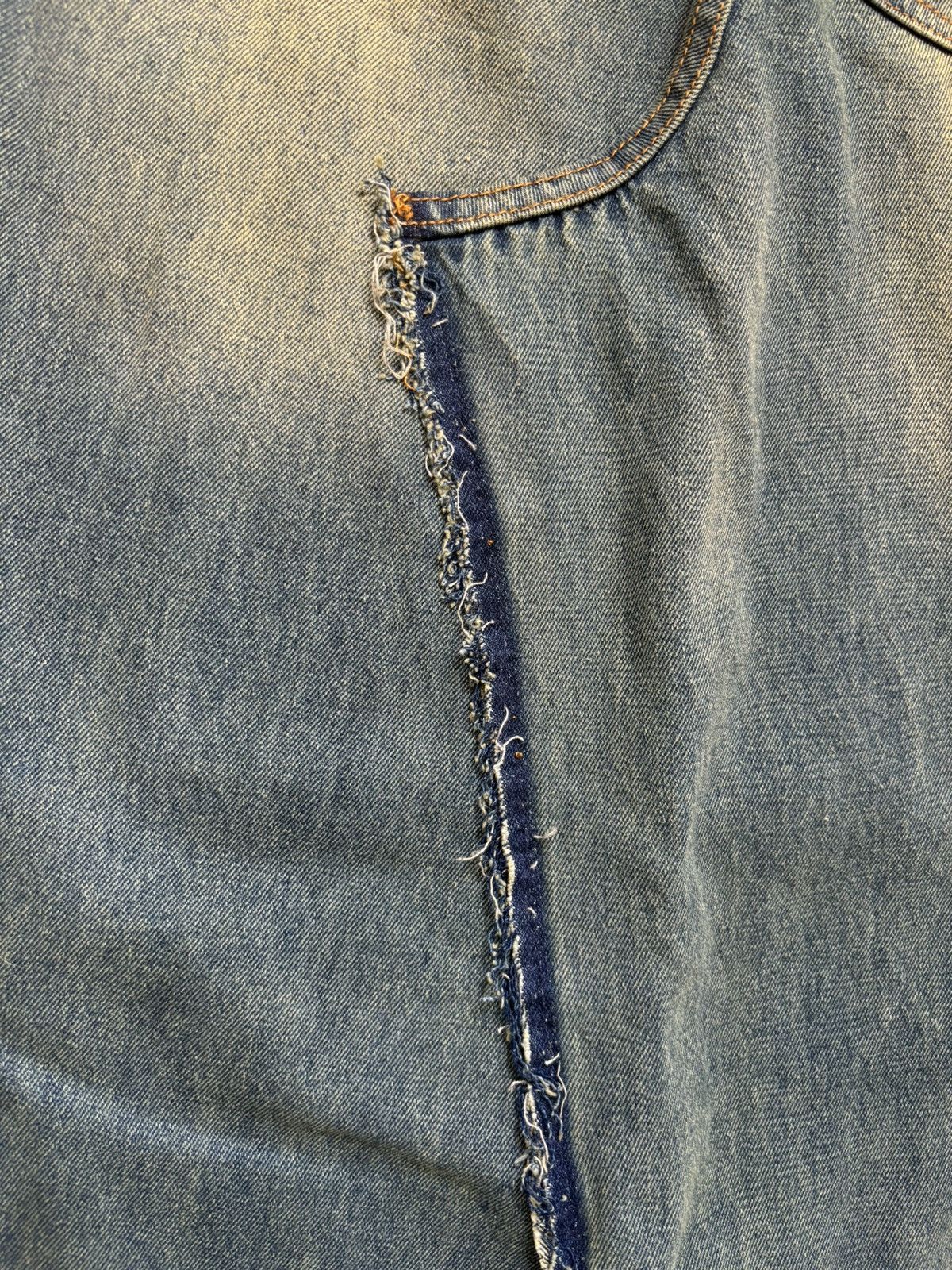 Other Reworked Floor-length Denim skirt Size 26" / US 2 / IT 38 - 8 Thumbnail