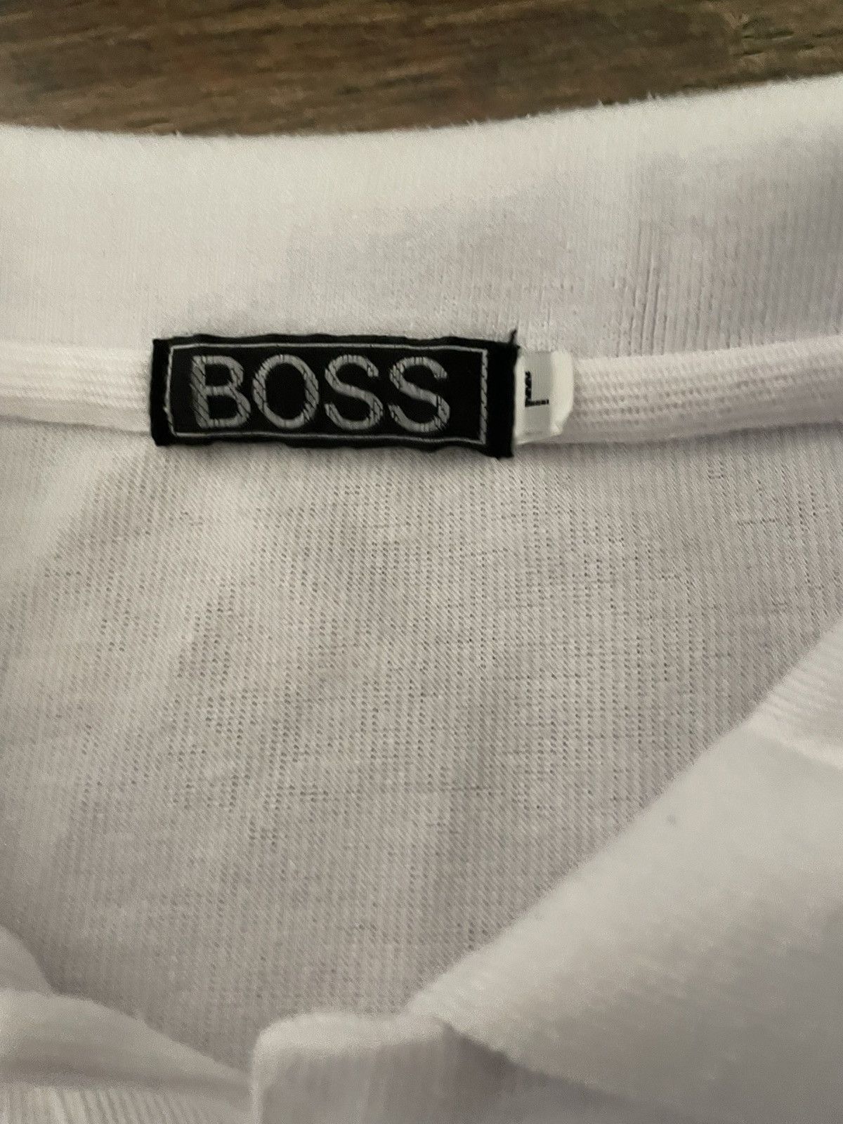 Hugo Boss Hugo boss white long sleeve polo Size US L / EU 52-54 / 3 - 4 Thumbnail
