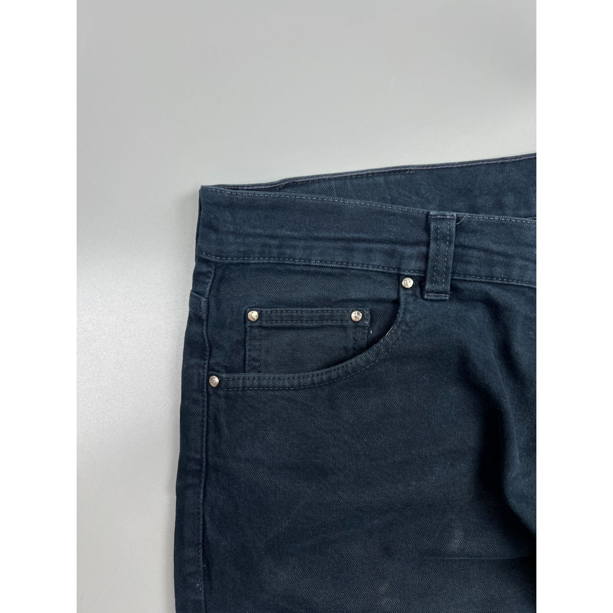 Gianfranco Ferre GianFranco Ferre Black Cotton Pants (Y0950) Size US 38 / EU 54 - 4 Thumbnail