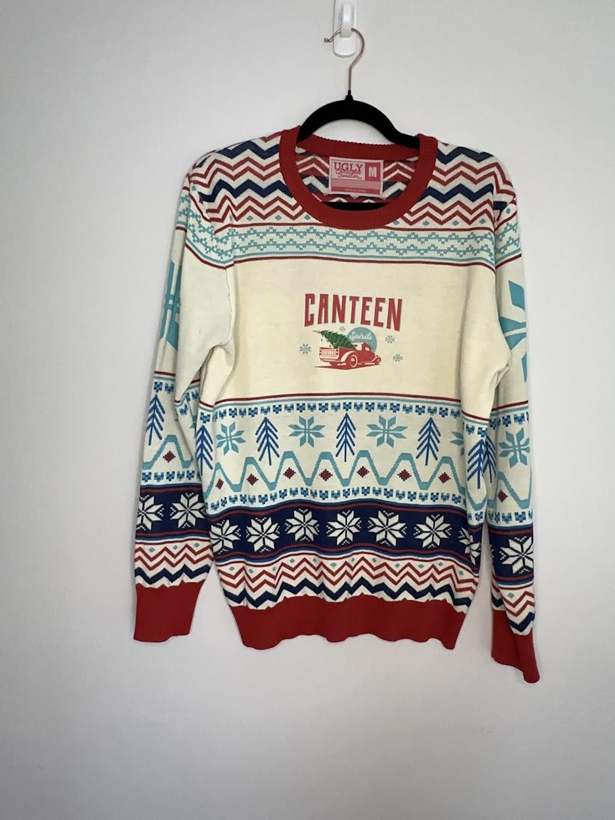 Other Ugly Christmas Sweater "Canteen Spirits" - Sz. M Size US M / EU 48-50 / 2 - 1 Thumbnail