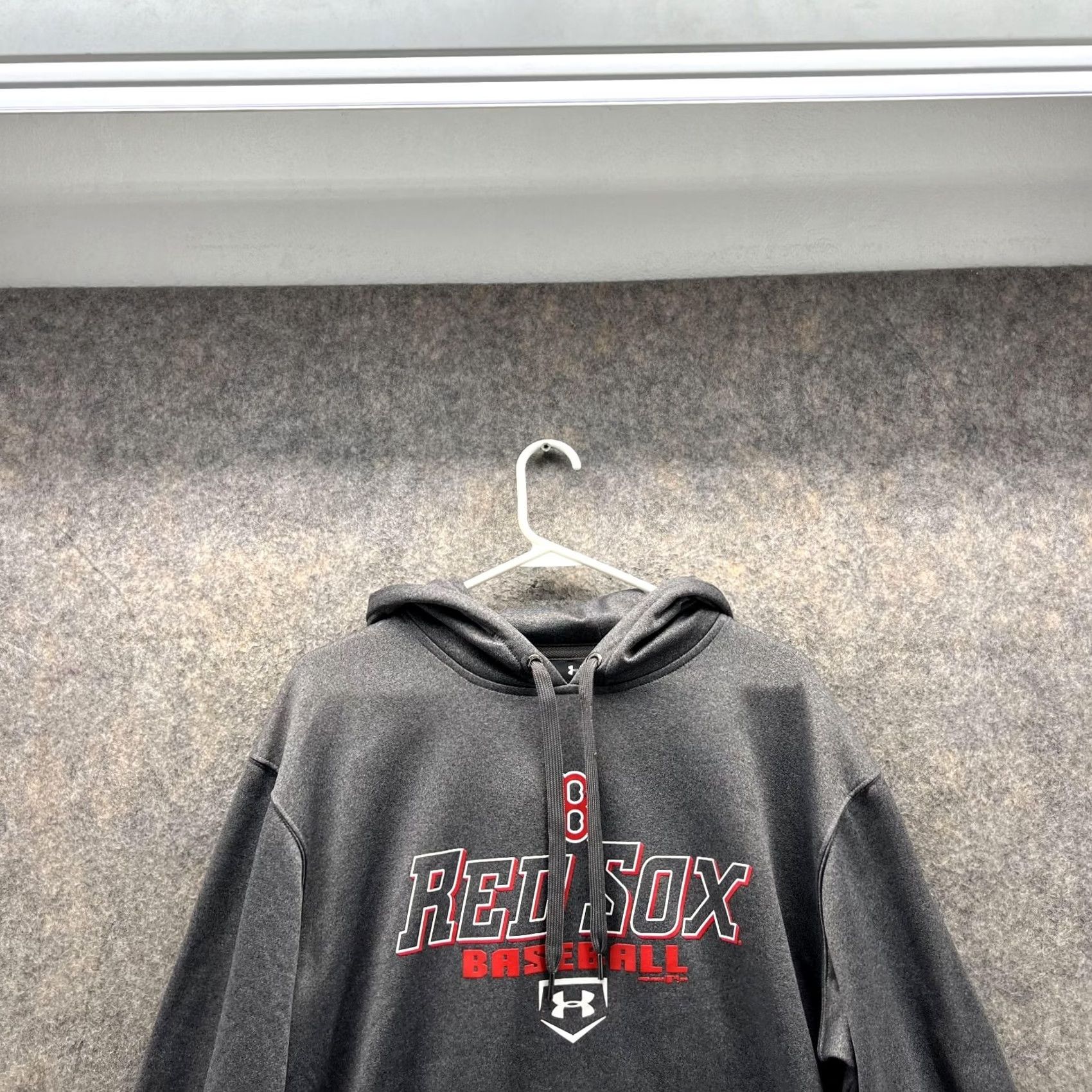 Under Armour Under Armour Sweater Hooded Baseball Logo Red Gray Men Small Adult Regular Fit Pullover Jacket Size US S / EU 44-46 / 1 - 2 Thumbnail