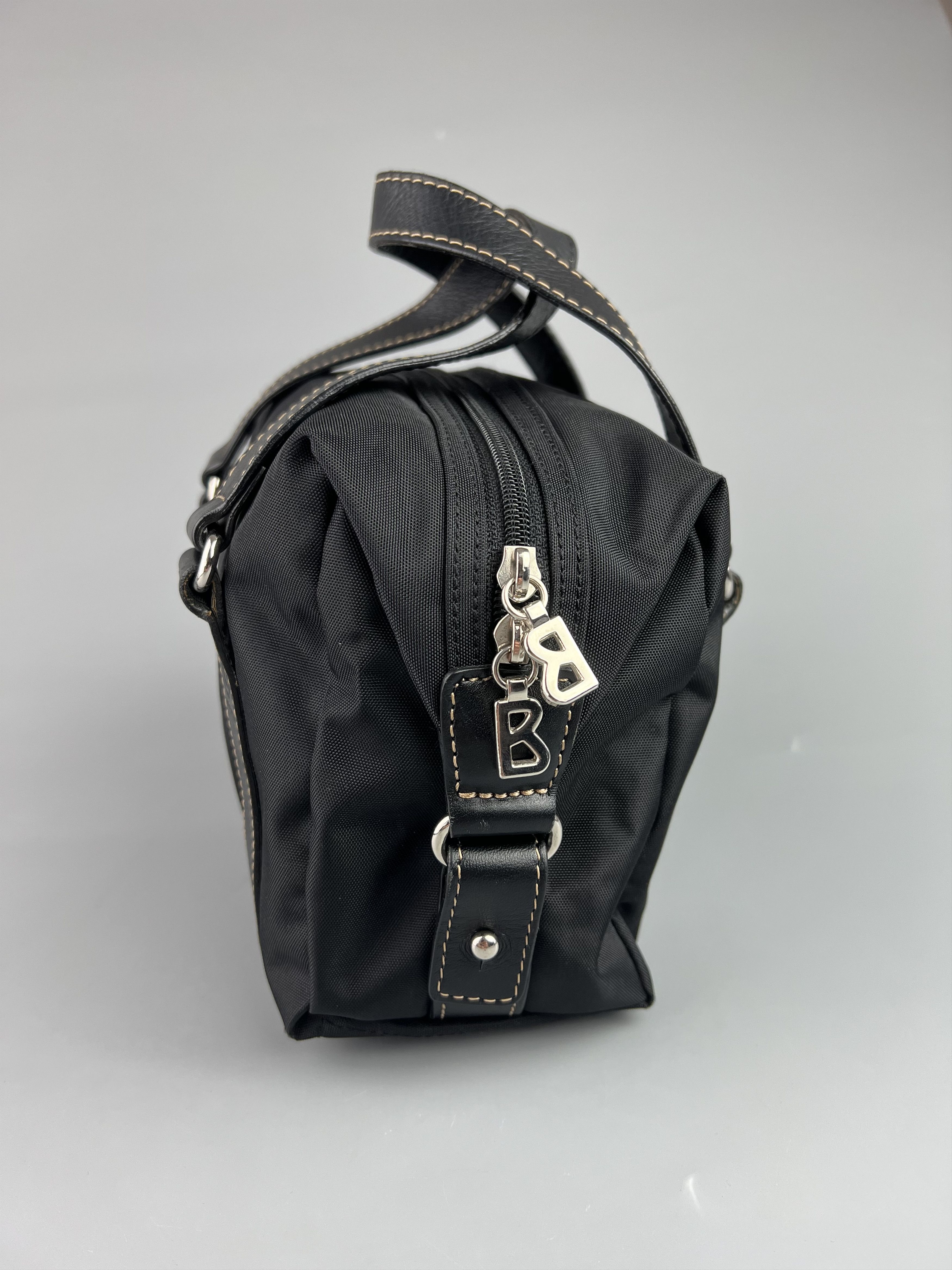 Bogner Bogner Women's Black Nylon Leather Mini Bag Handbag Size ONE SIZE - 2 Thumbnail