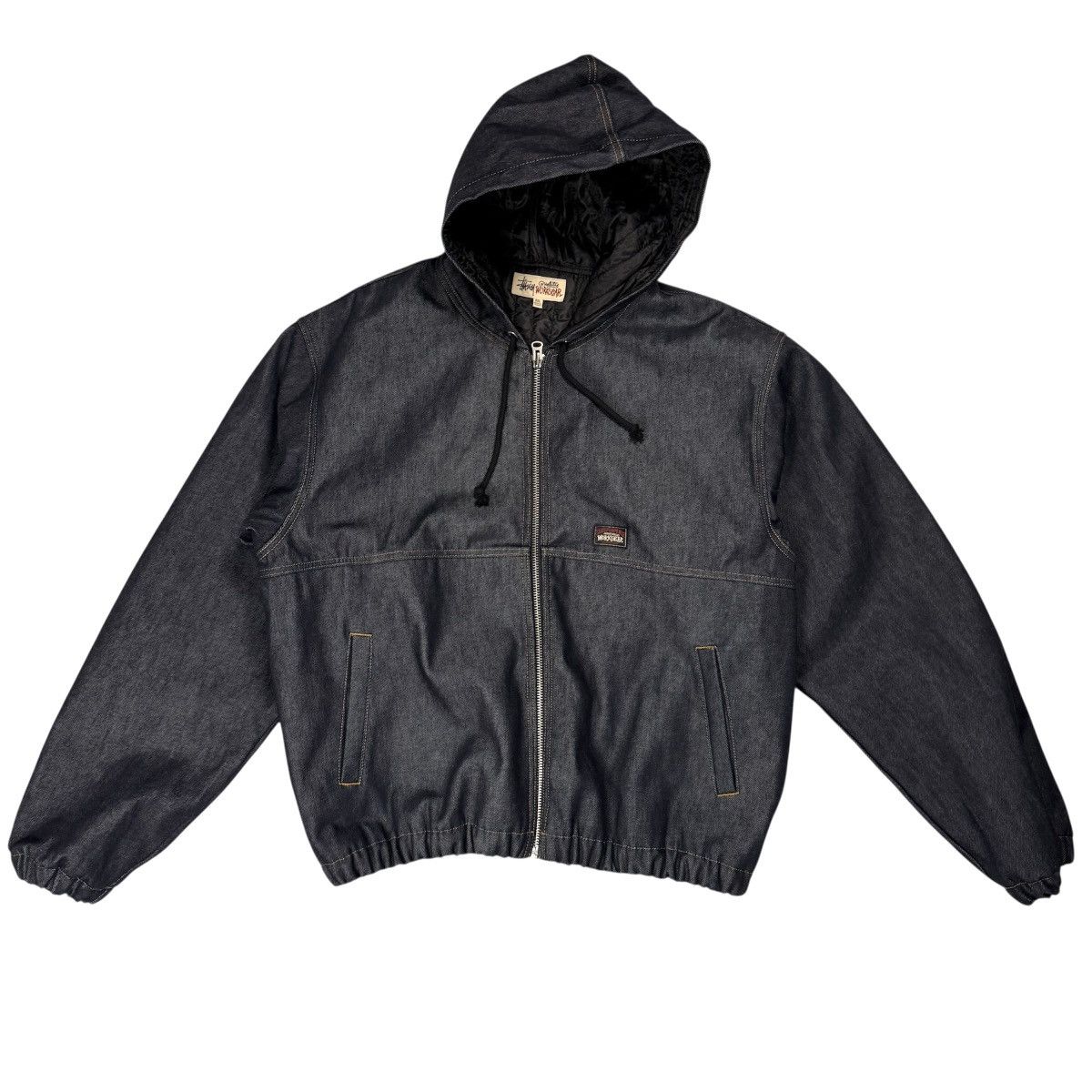 Stussy Raw Denim Work Jacket. Size US XXL / EU 58 / 5 - 1 Thumbnail