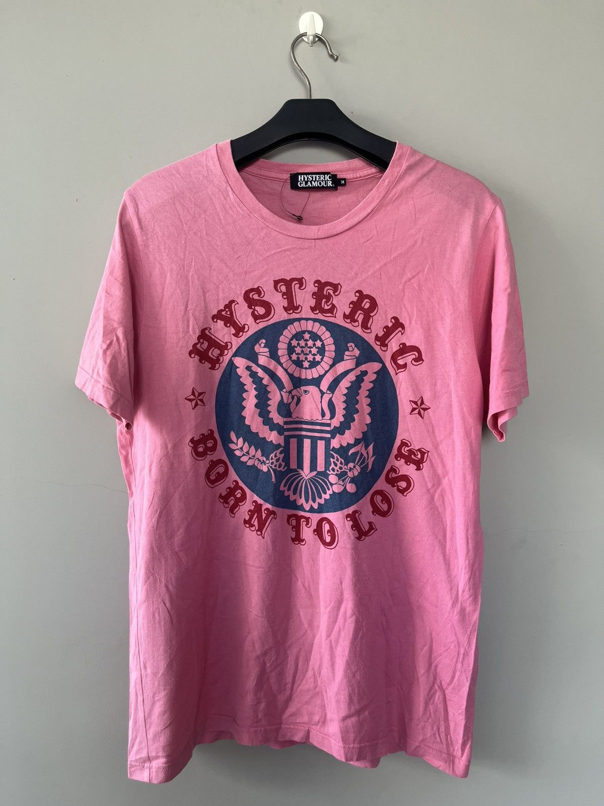 Hysteric Glamour HYSTERIC GLAMOUR BORN TO LOSE JAPANESE PINK T-SHIRT Size US M / EU 48-50 / 2 - 1 Thumbnail