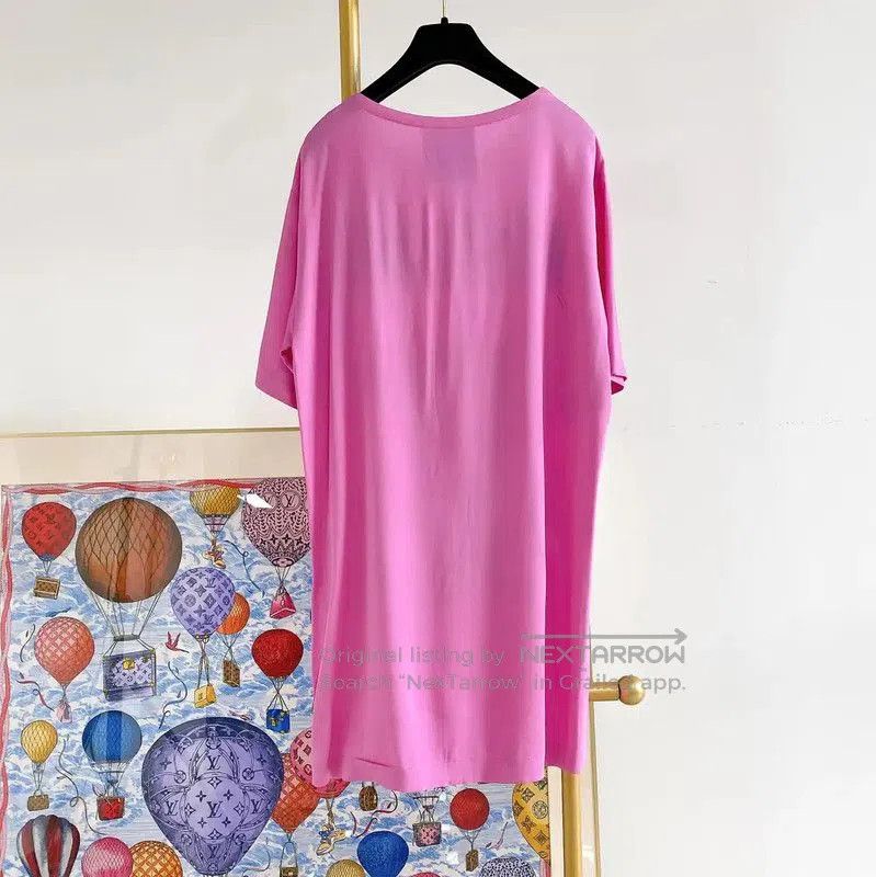 Moschino Moschino Pink Bear Graphic Dress . Size XS / US 0-2 / IT 36-38 - 2 Thumbnail