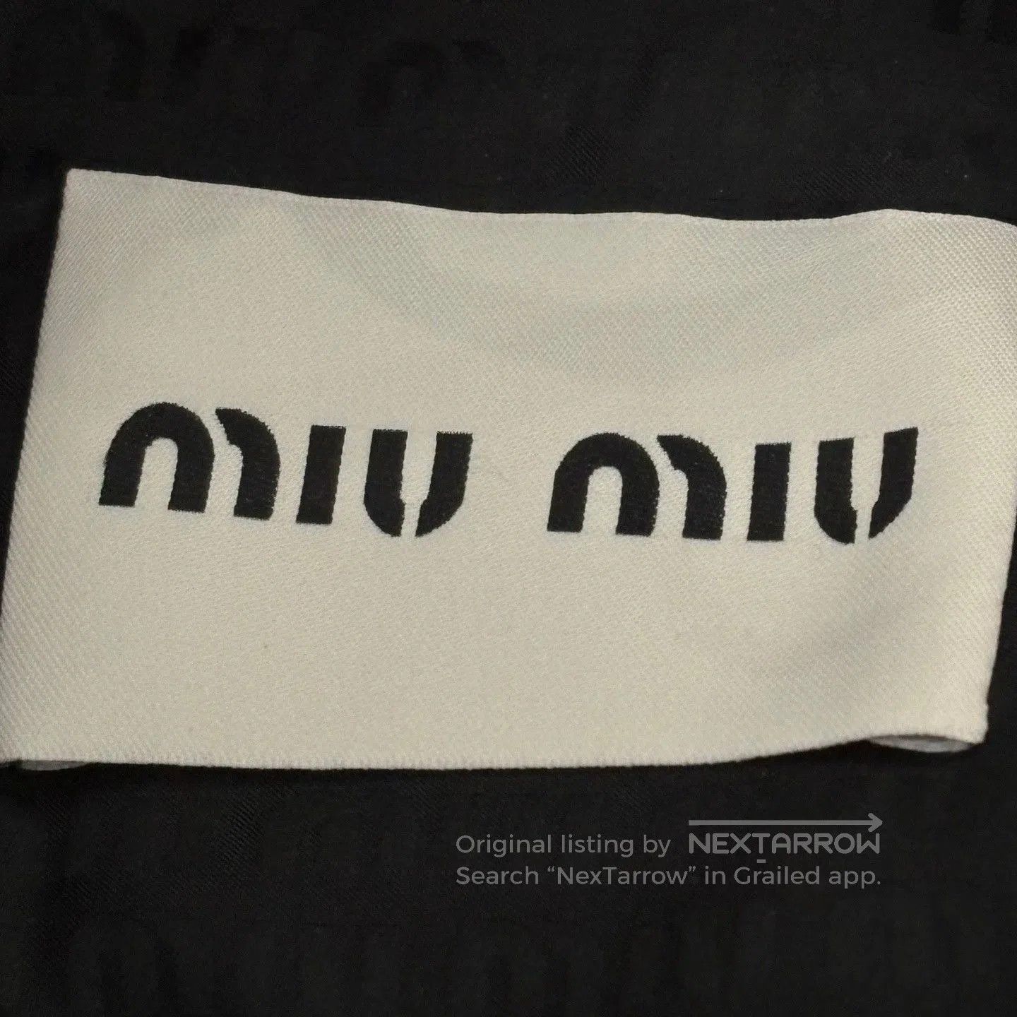 Miu Miu Miumiu Logo Pocket Shirt Down Jacket. Size XS / US 0-2 / IT 36-38 - 3 Thumbnail