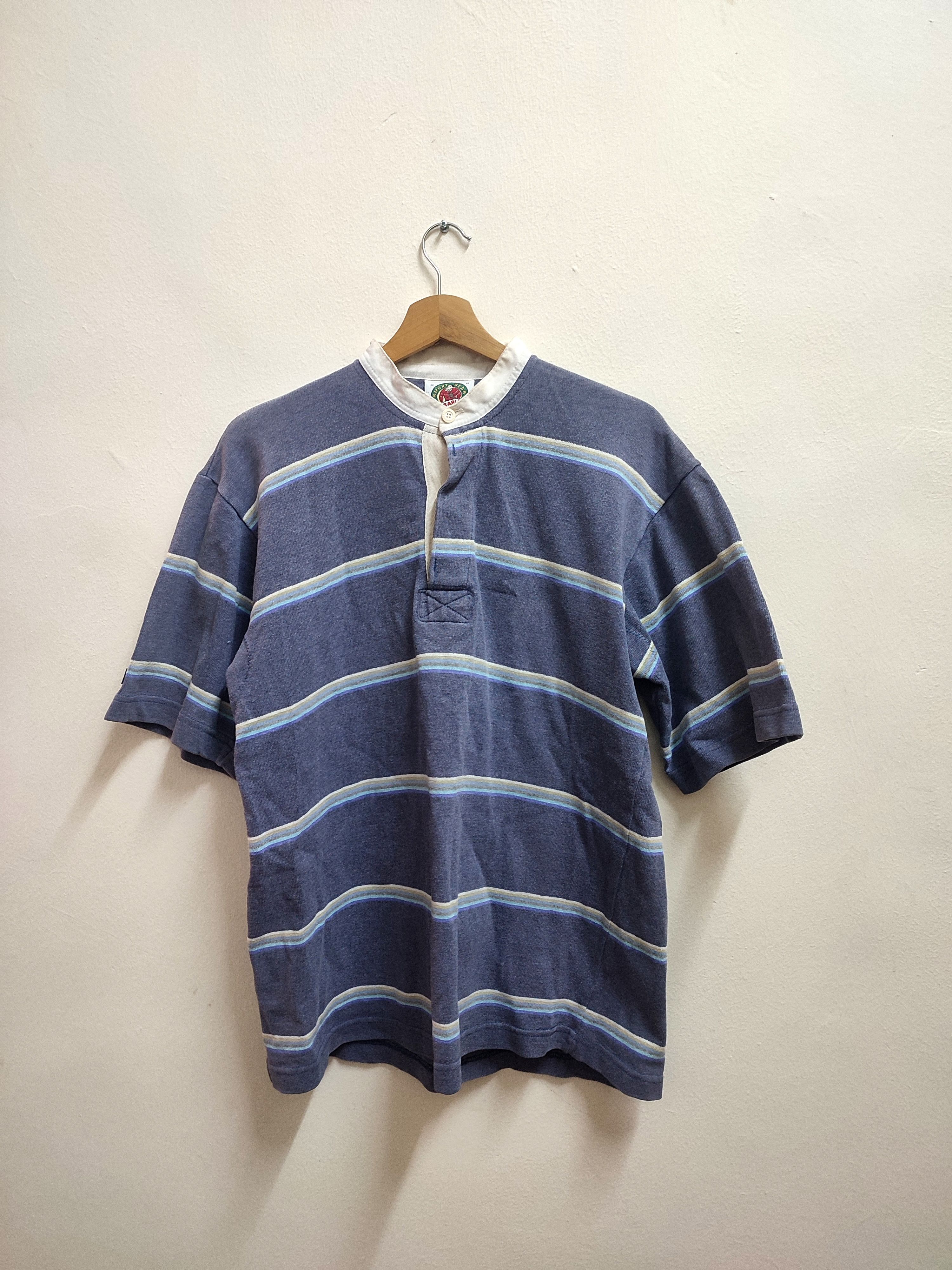 Barbarian 💥Rare Barbarian Rugby Wear Stripe Heavy Shirt Size US M / EU 48-50 / 2 - 1 Thumbnail