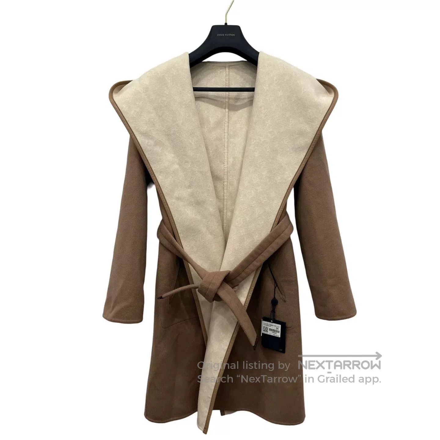 Louis Vuitton Louis Vuitton Beige Double-Sided Hooded Coat. Size US S / EU 44-46 / 1 - 4 Thumbnail