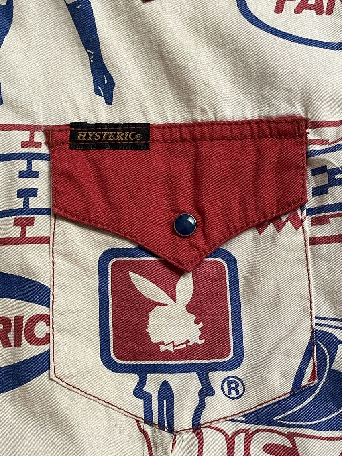 Hysteric Glamour × Japanese Brand Vintage Brand Hysteric Glamour Fullprint Shirt 1990s Size US M / EU 48-50 / 2 - 8 Thumbnail